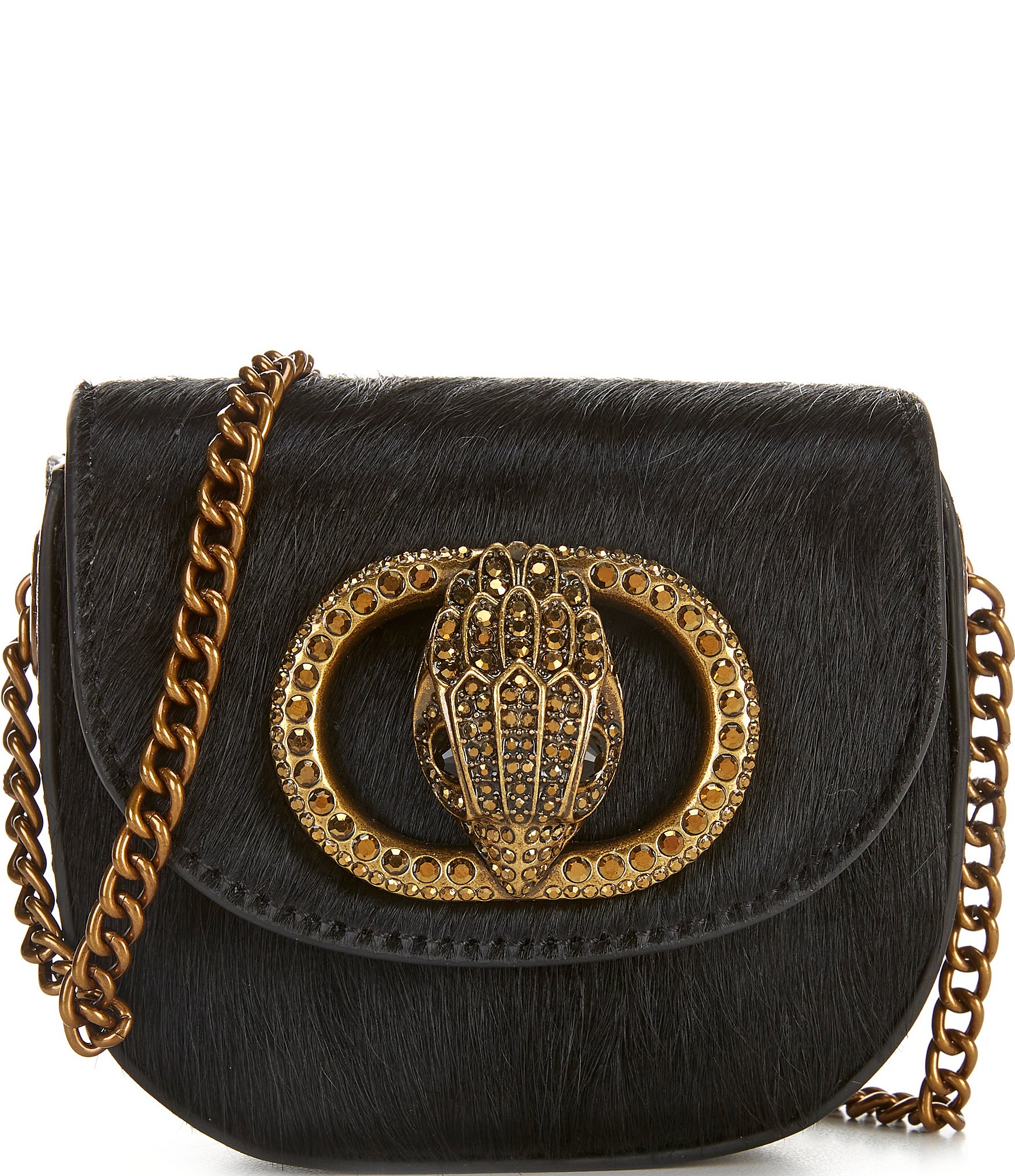 Kurt Geiger London Micro Chelsea Saddle Crossbody Bag