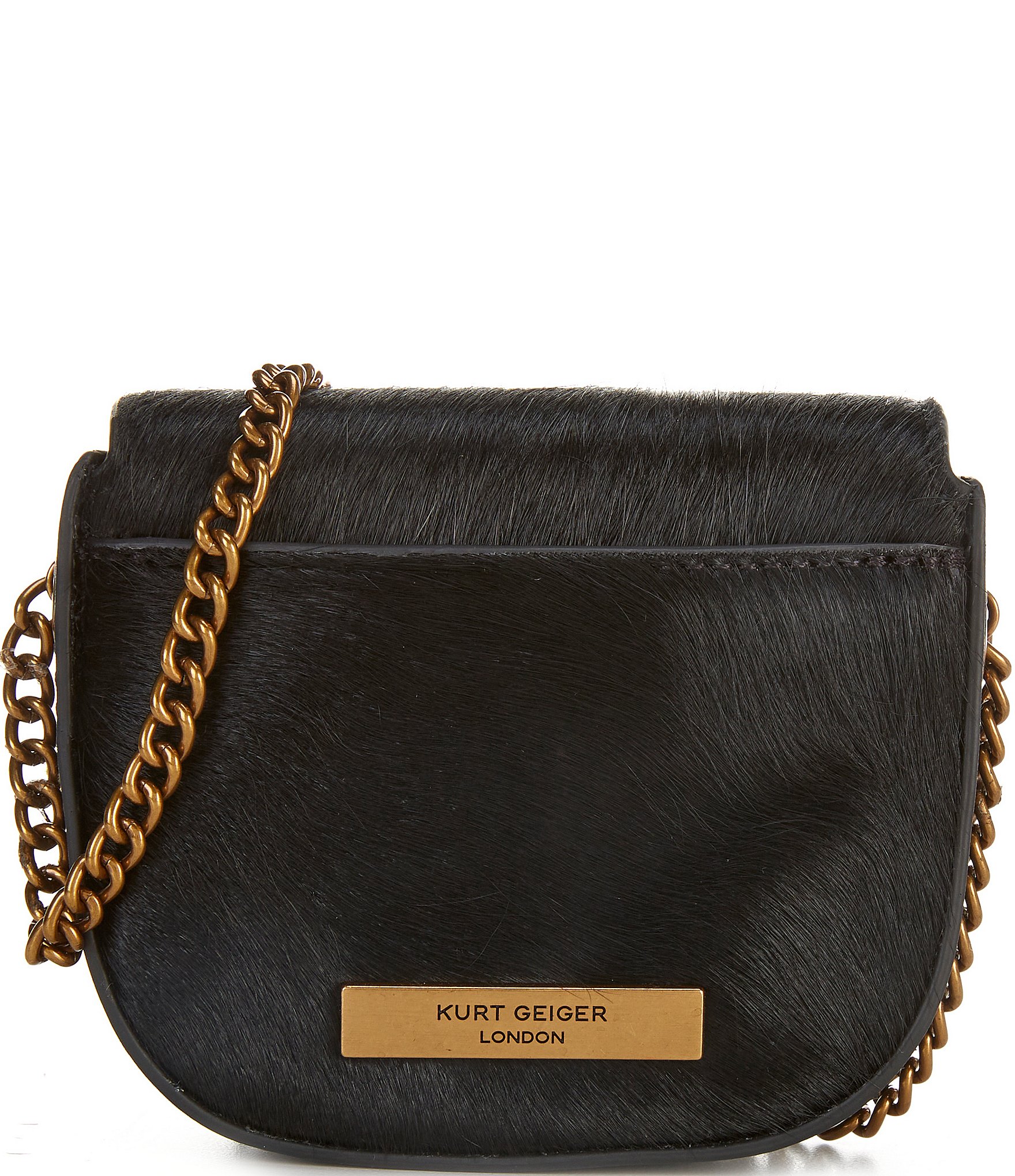 Kurt Geiger London Micro Chelsea Saddle Crossbody Bag