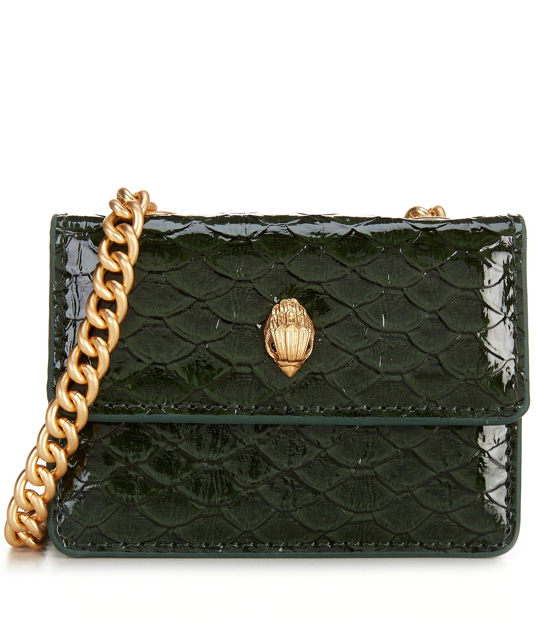 Kurt Geiger London Micro Green Kensington Crossbody Bag