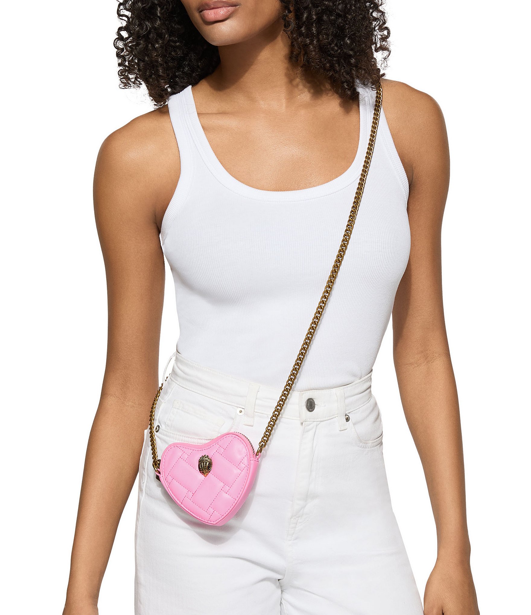 Kurt Geiger London Micro Heart Crossbody Bag