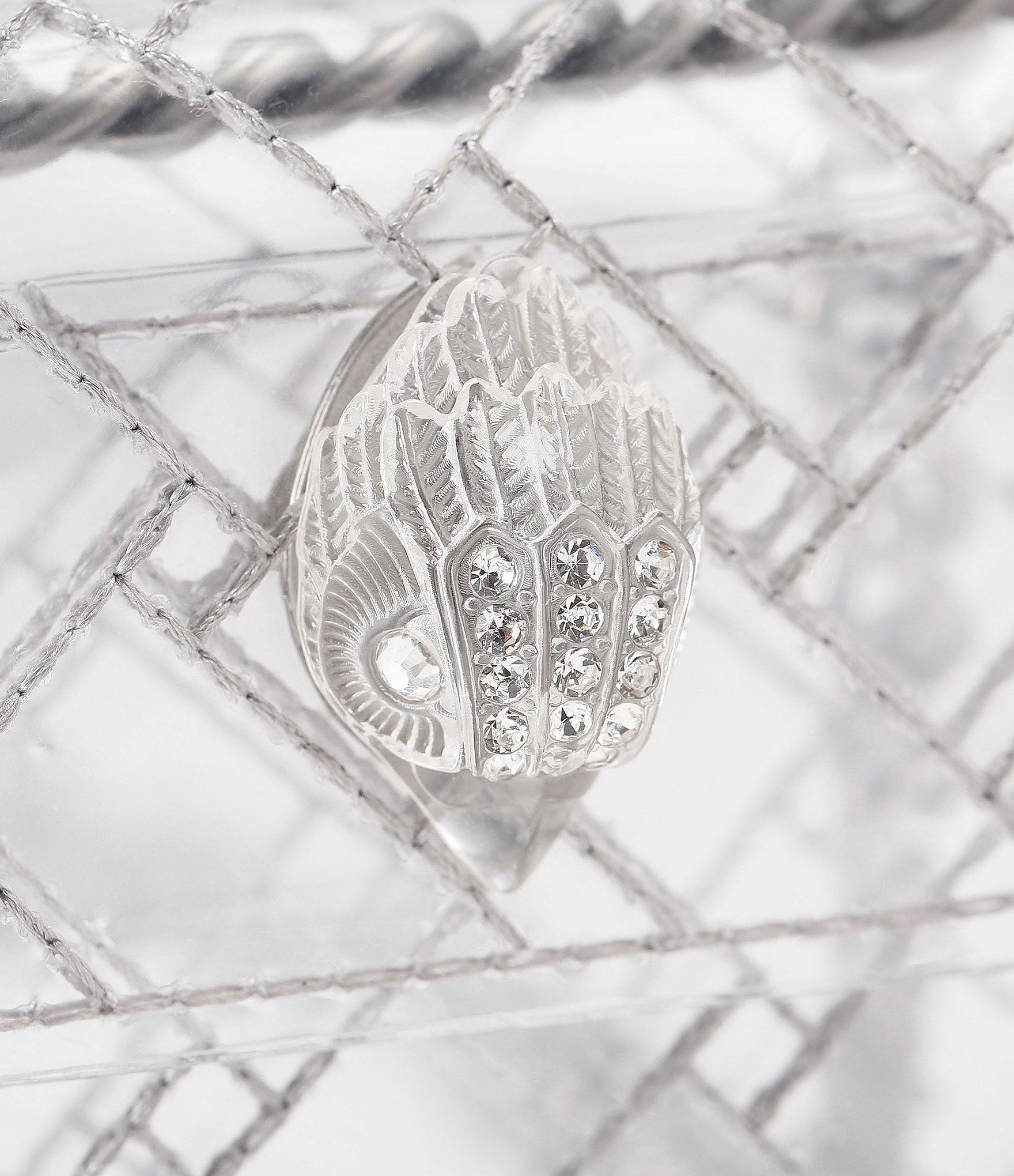 Kurt Geiger London Micro Kensington Clear Crossbody Bag