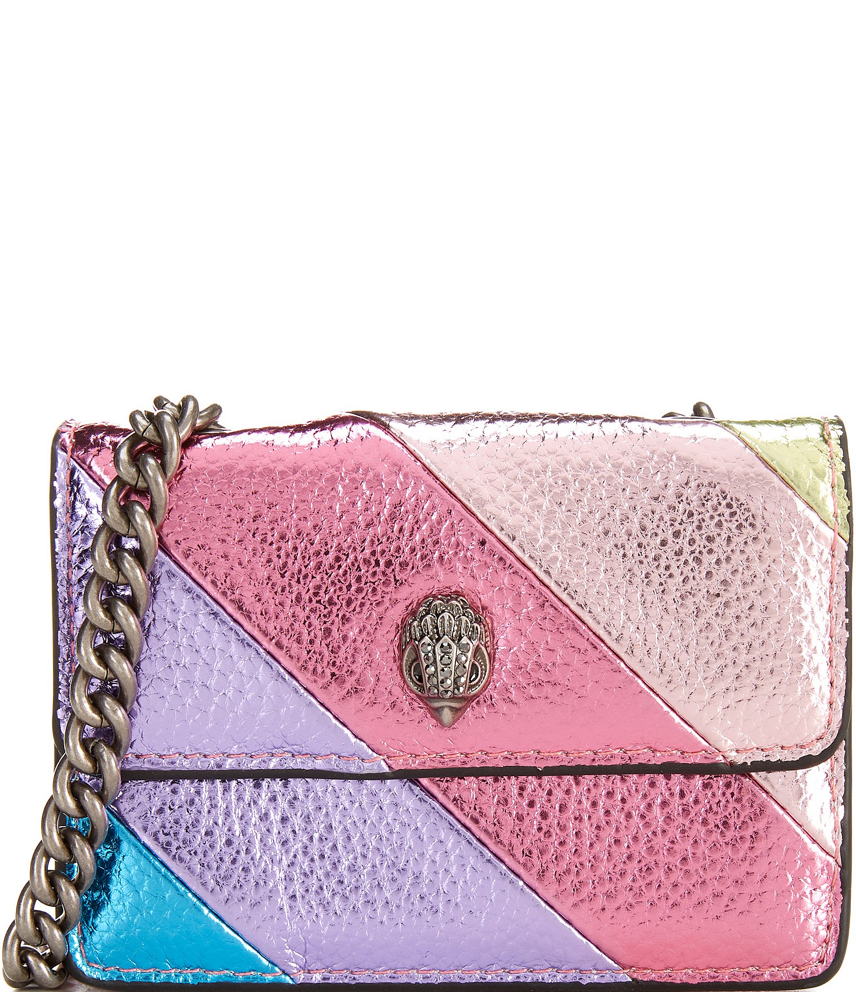 Kurt Geiger London Micro Metallic Rainbow Kensington Crossbody Bag Dillard s