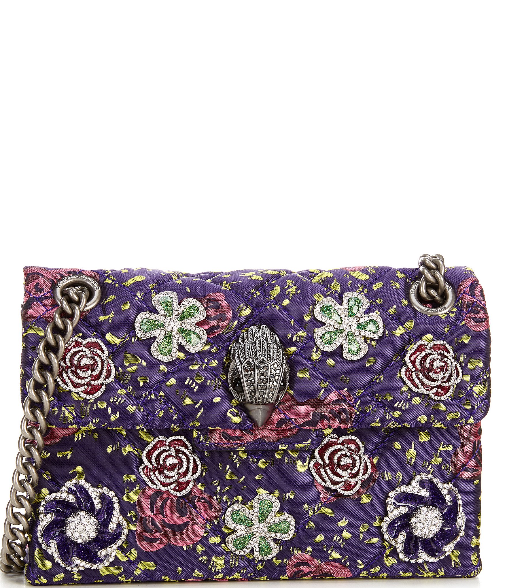 Kurt Geiger London Mini Kensington Velvet Jewel Crossbody Bag, Dillard's