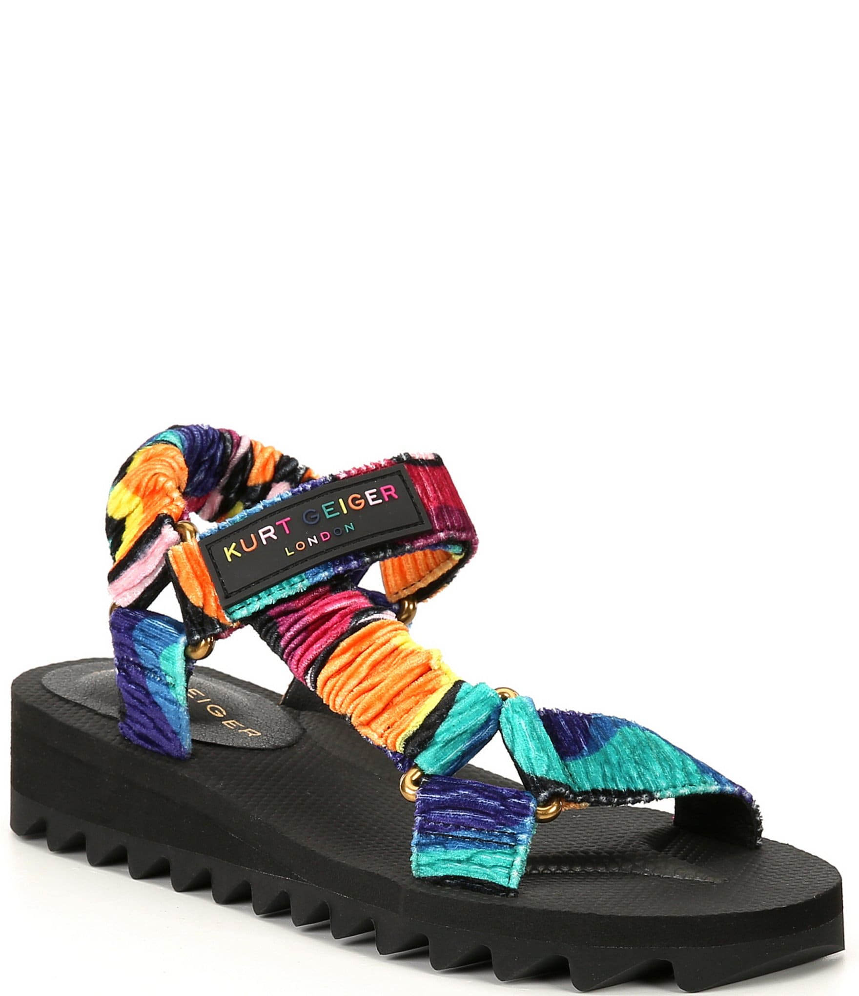 Kurt Geiger London Orion Low Wedge Platform Sandals | Dillard's