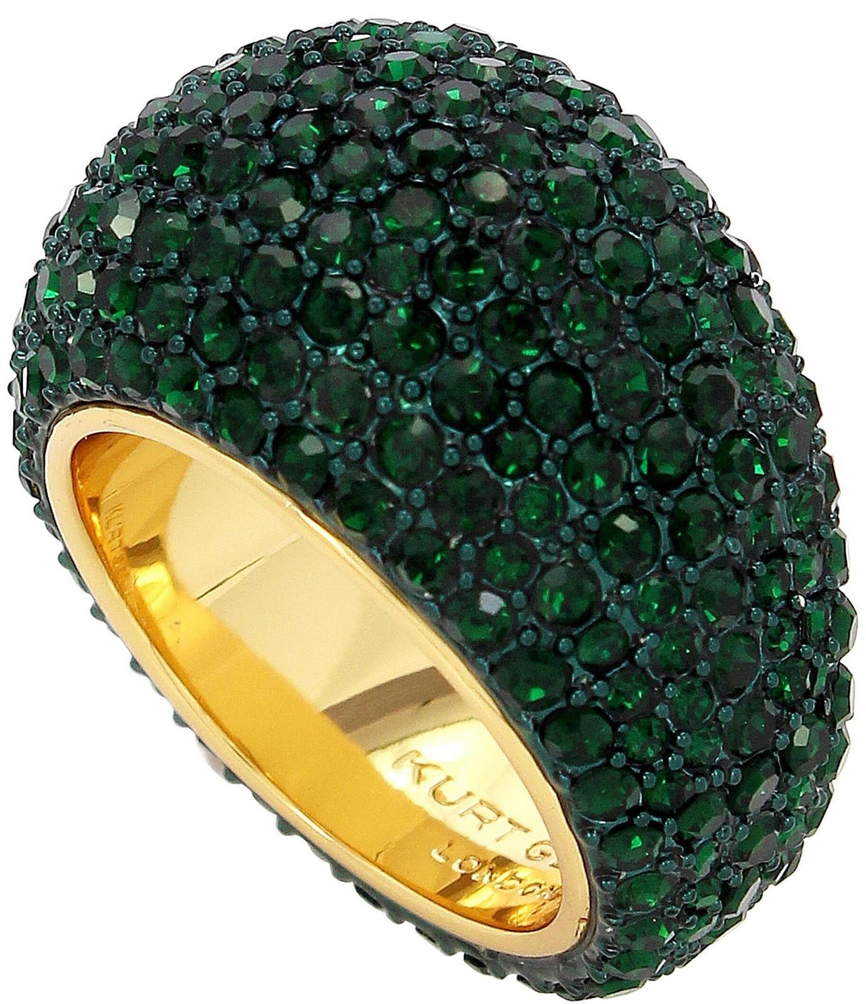 Kurt Geiger London Pav Dome Crystal Cocktail Ring