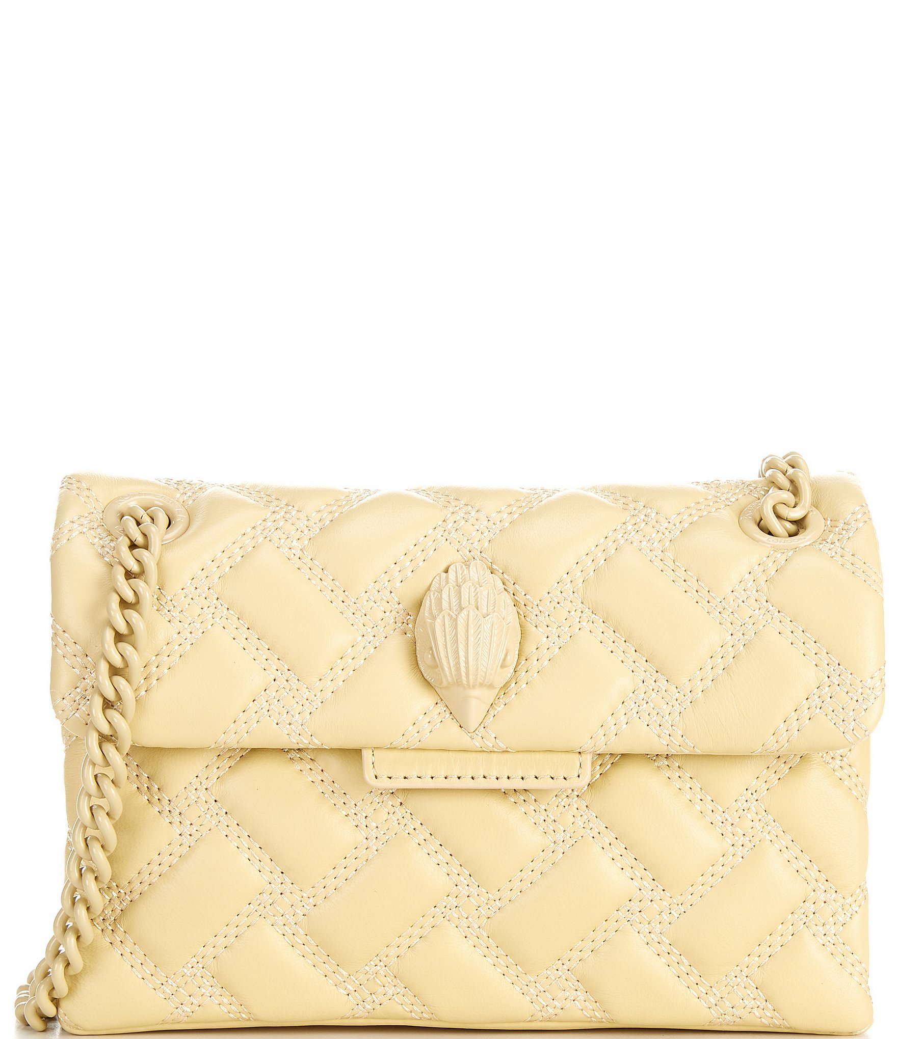 Kurt Geiger London Solid Quilted Mini Kensington Drench Crossbody Bag