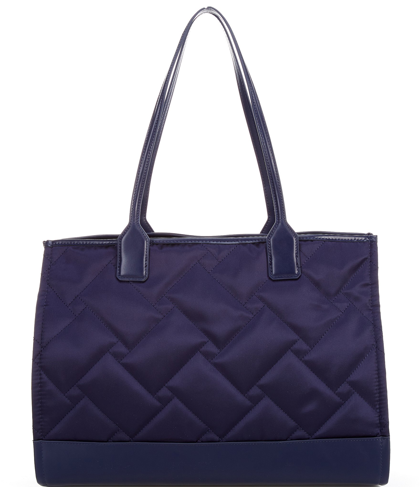 Kurt Geiger London Rhinestone Eagle Navy Recycled Square Nylon Shopper Tote Bag