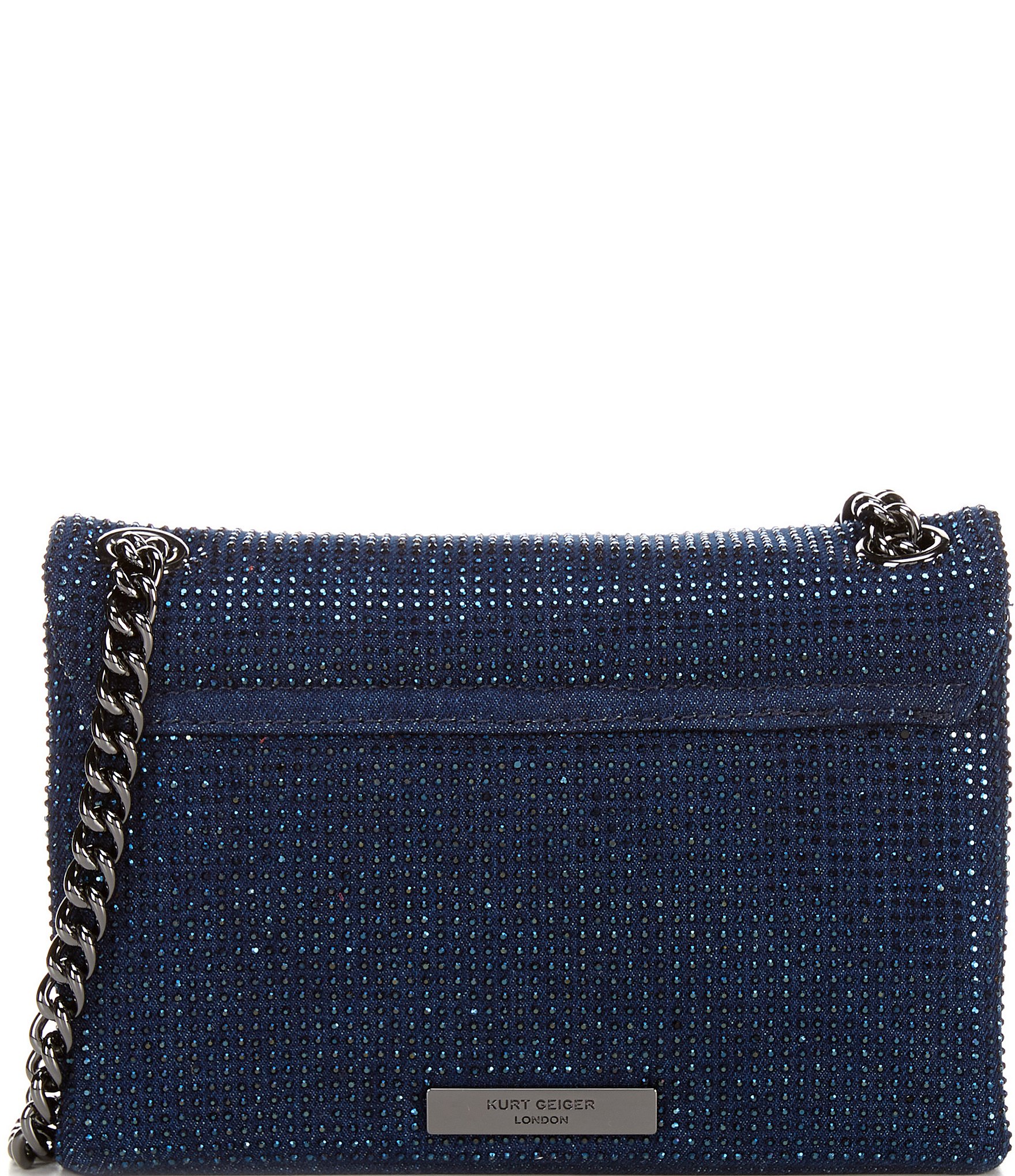 Kurt Geiger London Rhinestone Fabric Mini Kensington Crossbody Bag