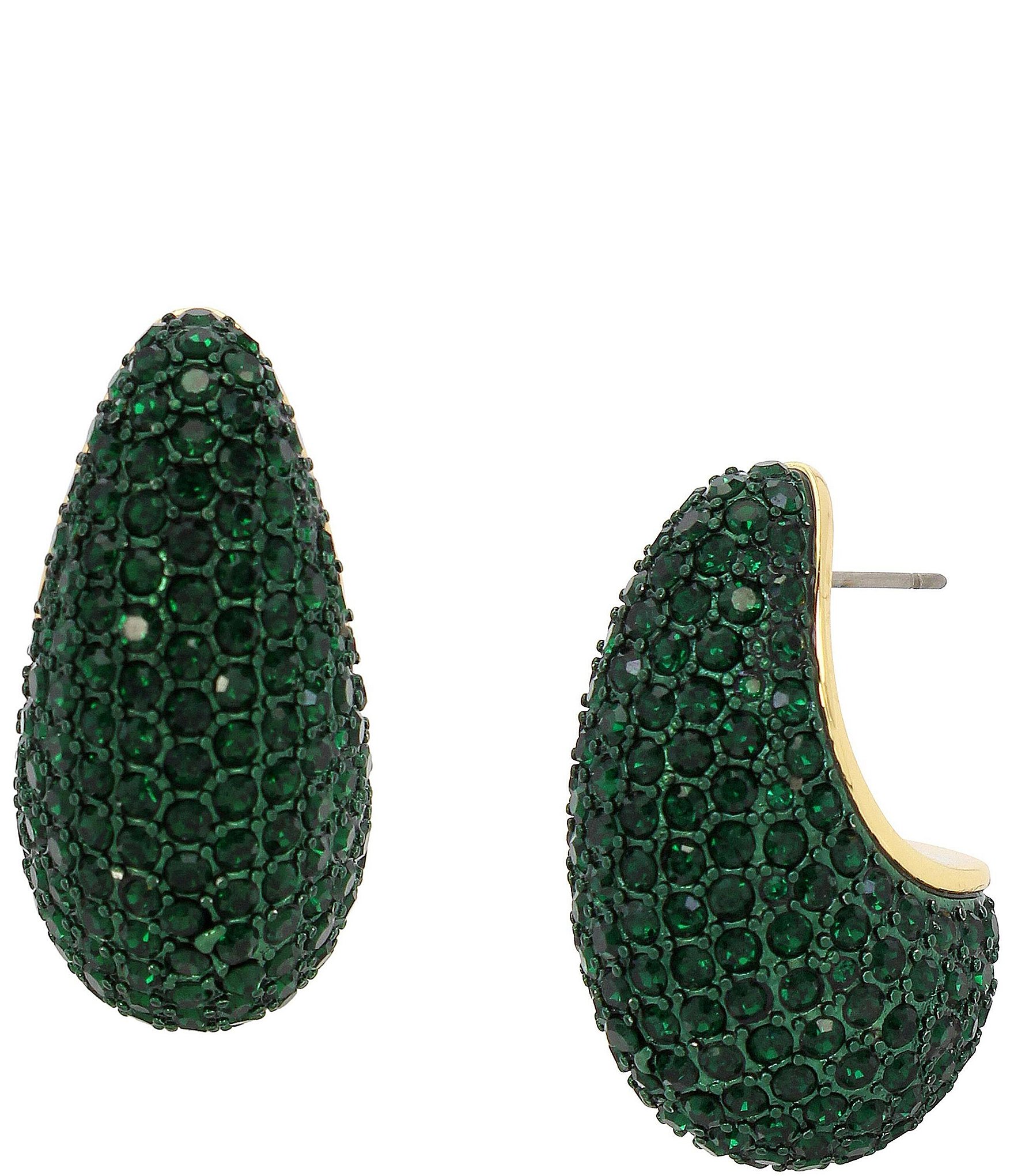 Kurt Geiger London Rhinestone Pav Dome Drop Earrings