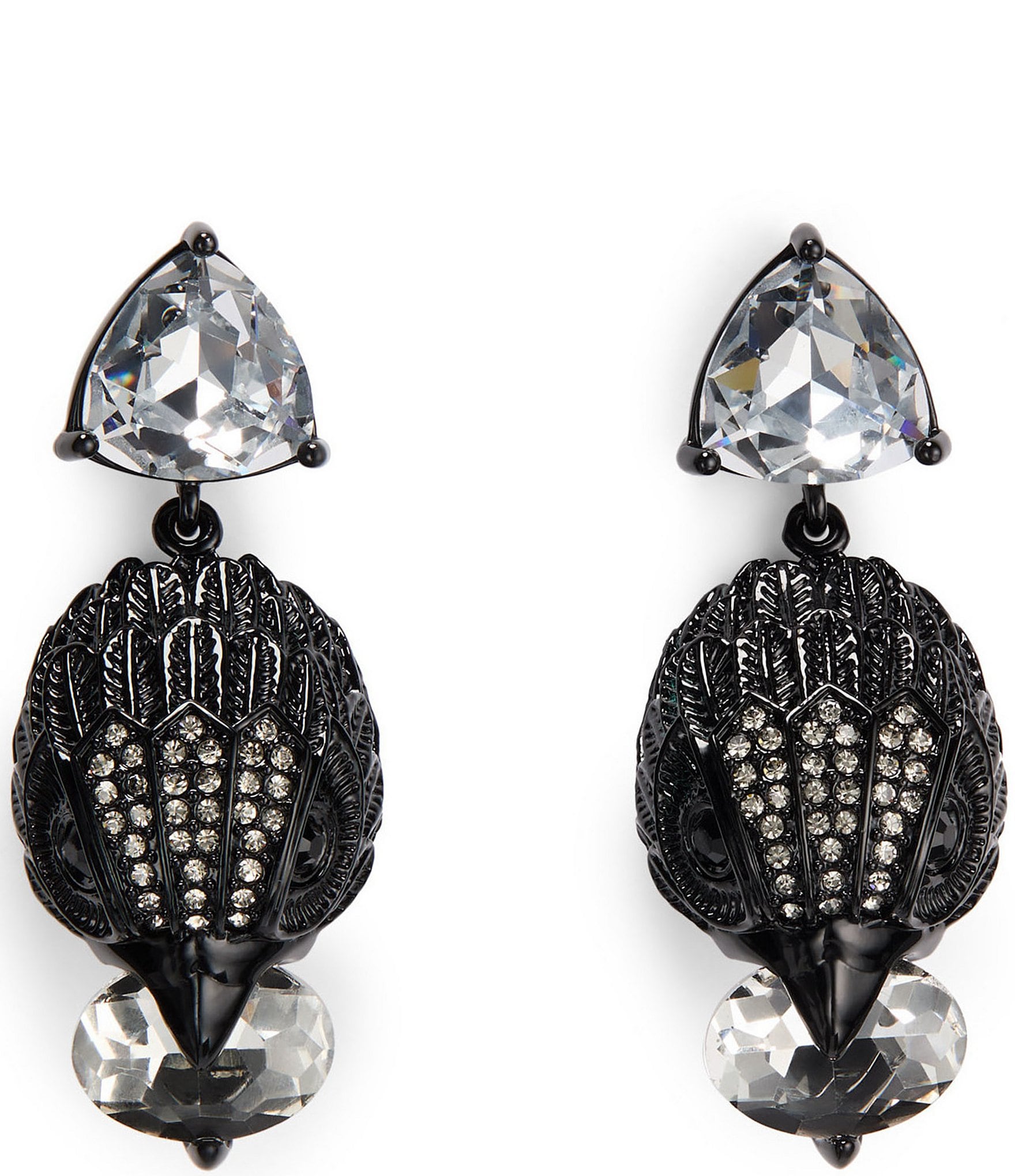 Kurt Geiger London Signature Eagle Statement Drop Earrings