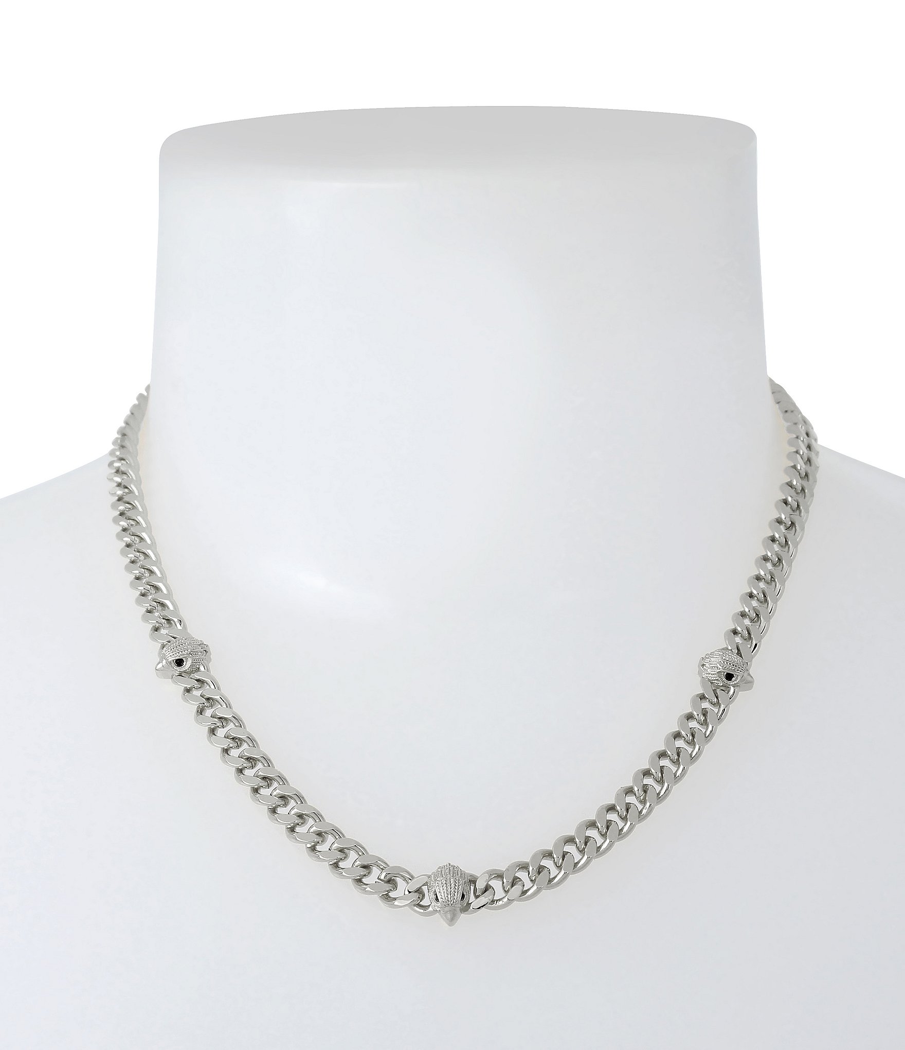 Kurt Geiger London Signature Eagle Station Chain Collar Necklace