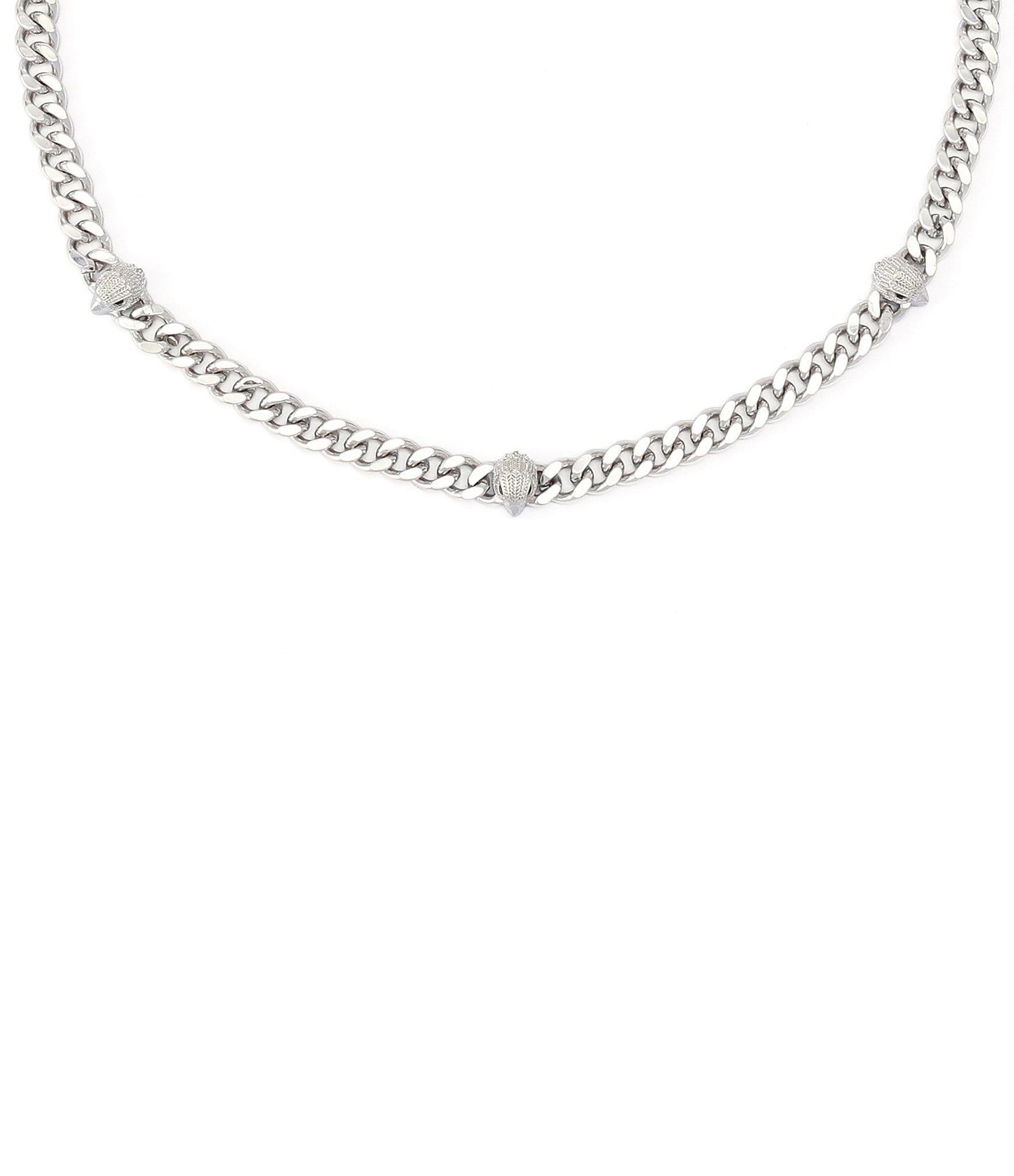 Kurt Geiger London Signature Eagle Station Chain Collar Necklace