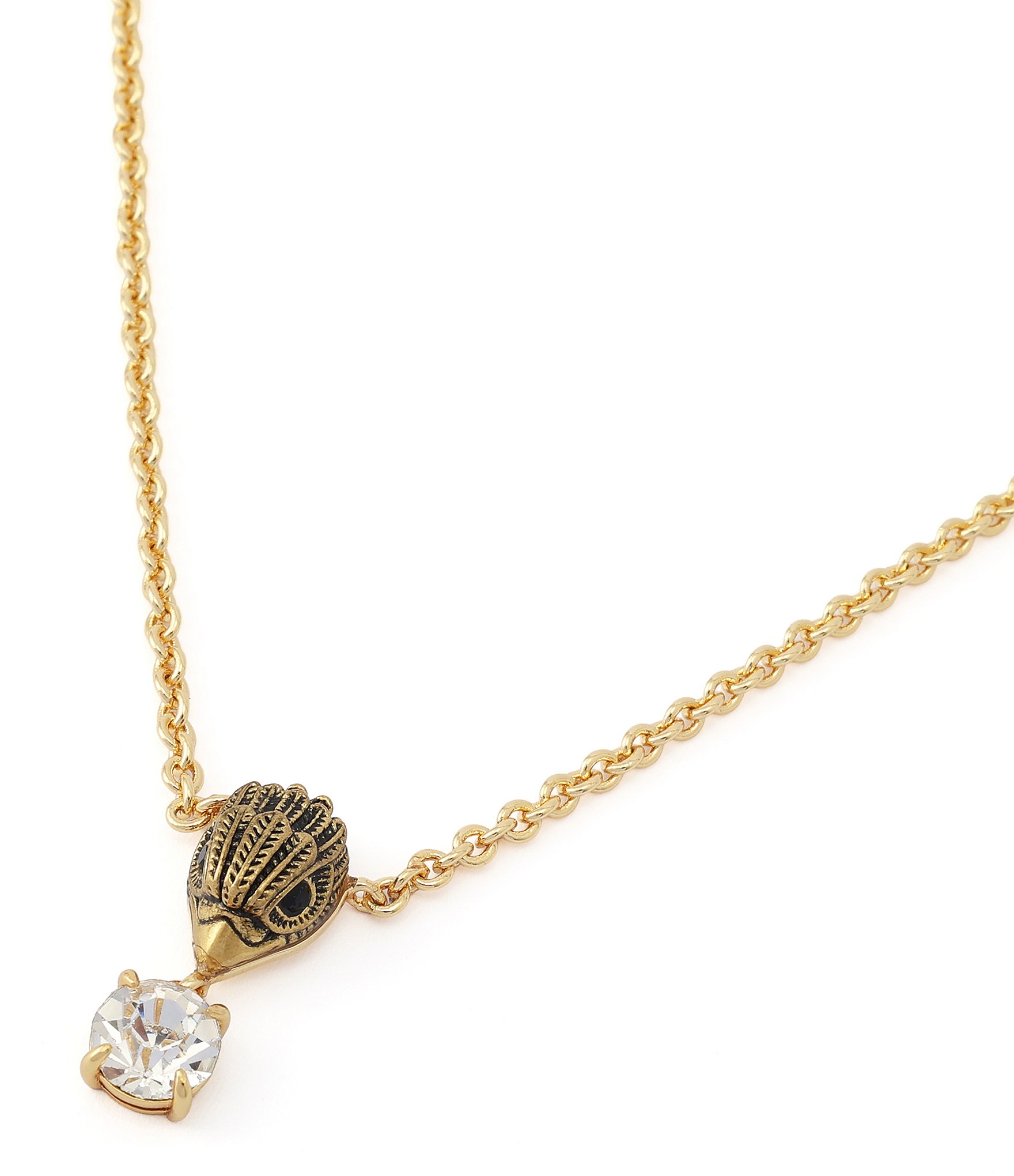 Kurt Geiger London Signature Eagle Stone Short Pendant Necklace