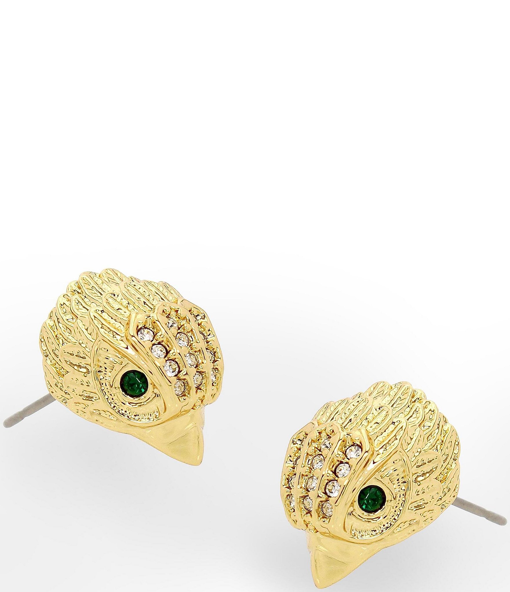 Kurt Geiger London Signature Pav Rhinestone Eagle Stud Earrings