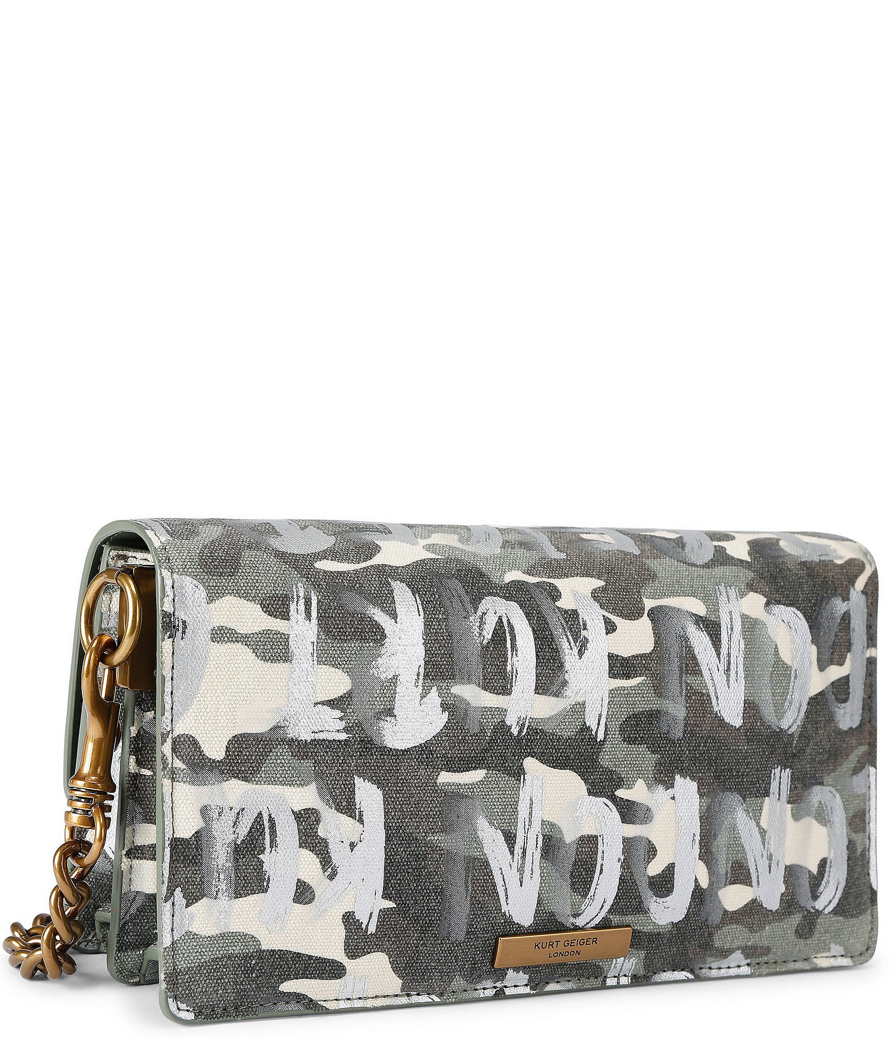Kurt Geiger London Sloane Camo Soft Shoulder Bag