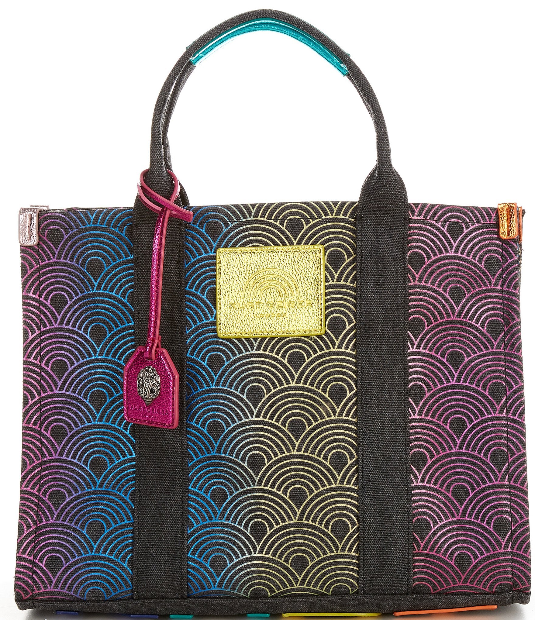 Stunning Neon Rainbow 🌈 Kurt Geiger Xlarge Shoulder Bag. 💛🧡💖💜💙💚 |  Neon bag, Shoulder bag, Bags