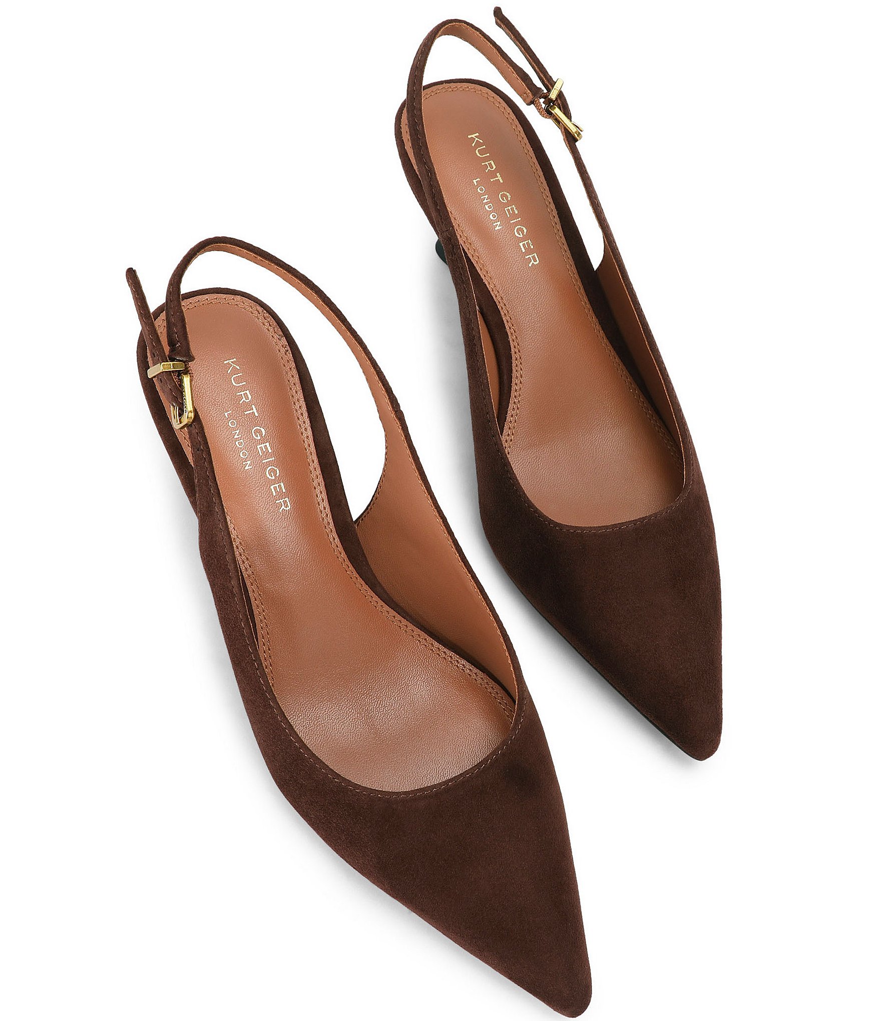 Kurt Geiger London Stepney Sling Strap Embellished Pumps
