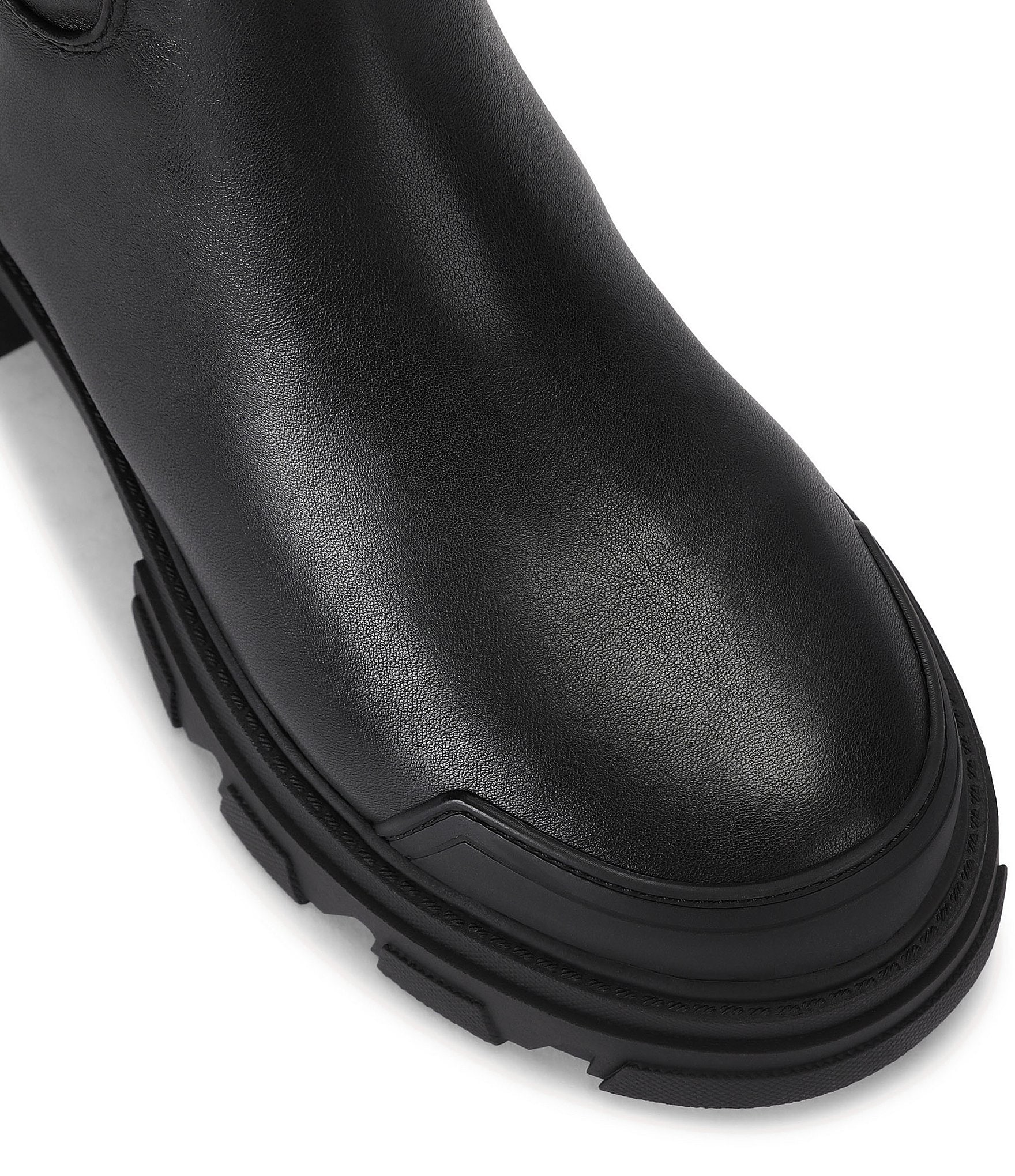Kurt Geiger London Stomp Sock Leather Eagle Ornament Chunky Ankle Boots