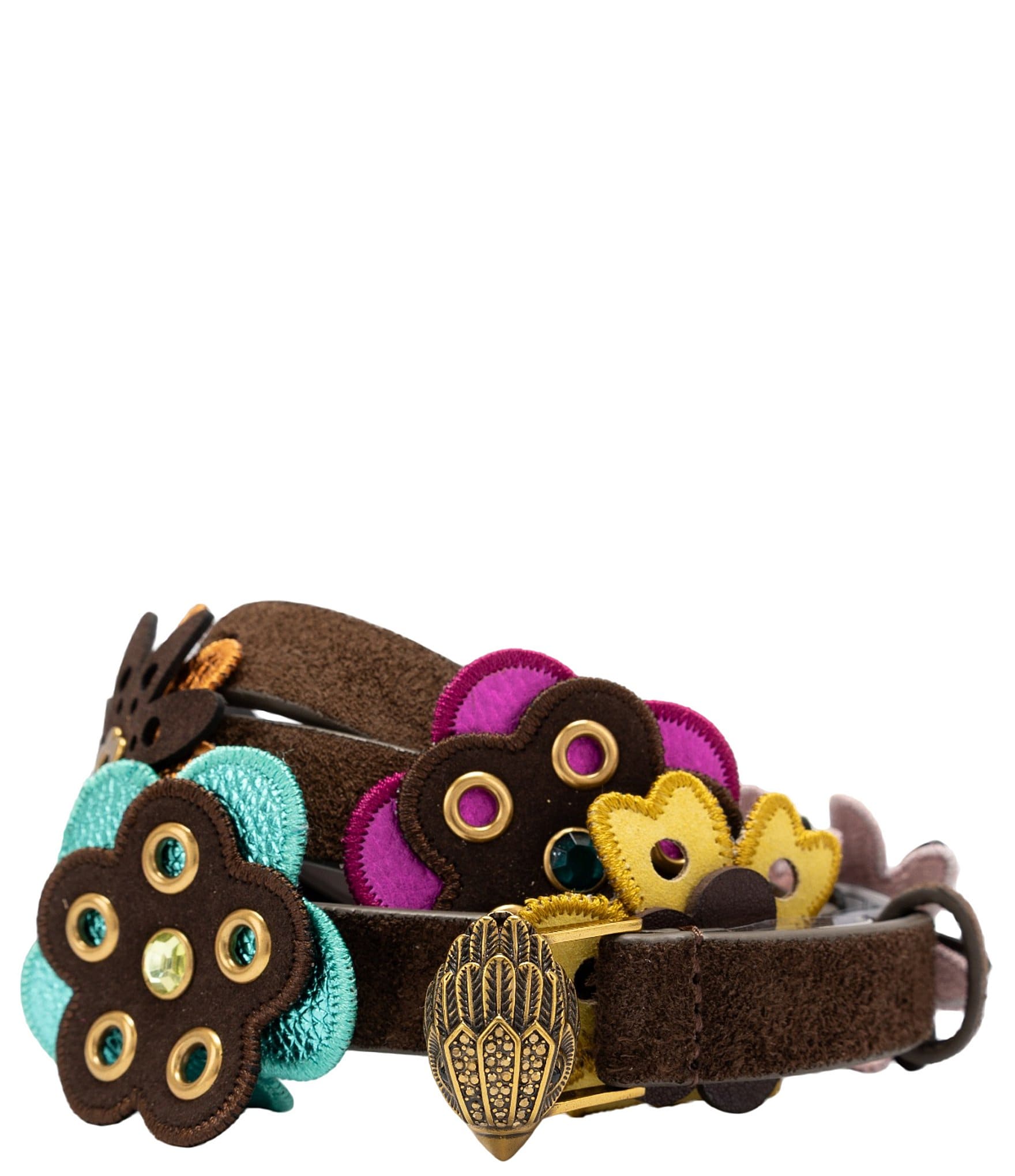 Kurt Geiger London Studded Flower Belt
