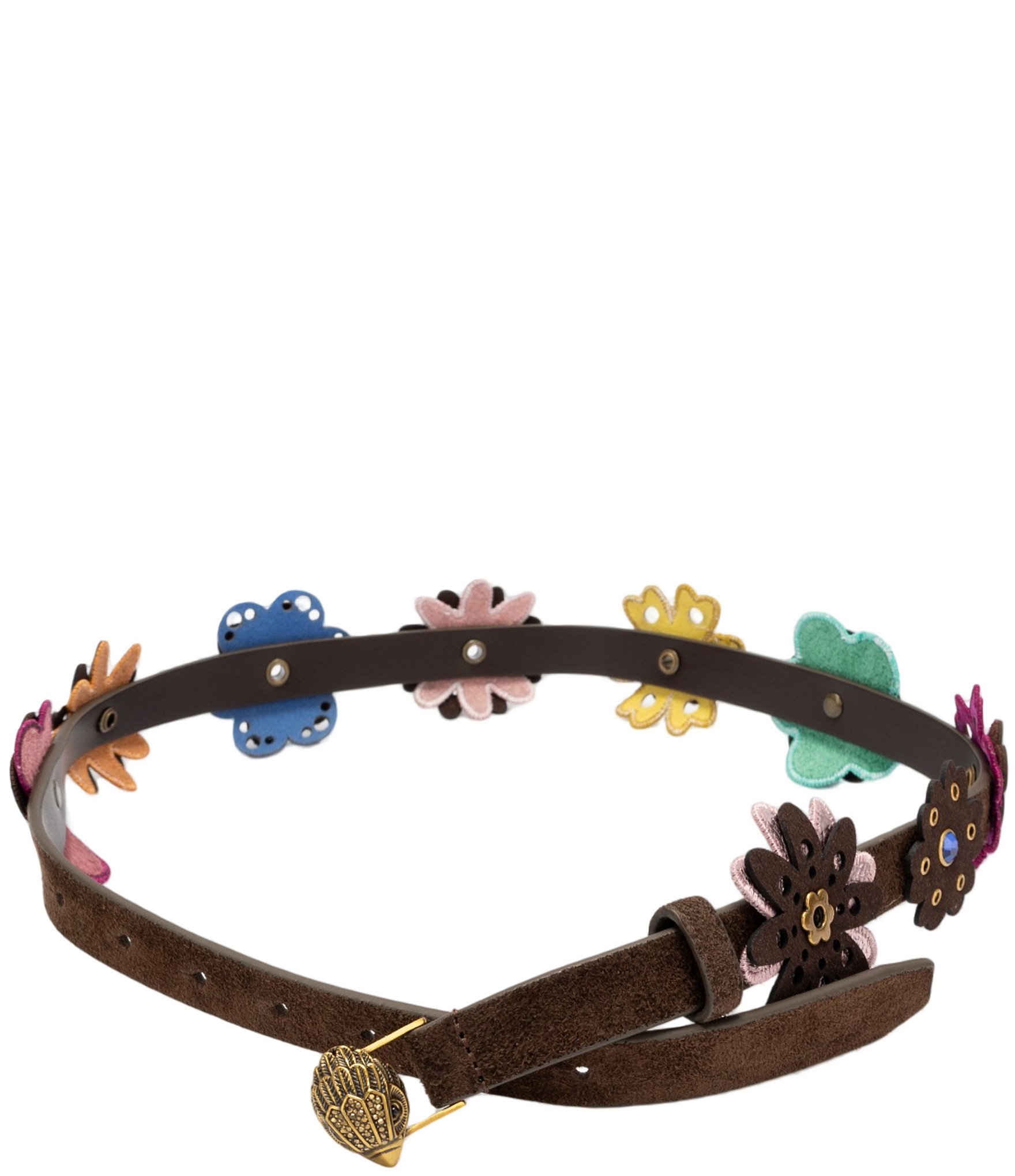 Kurt Geiger London Studded Flower Belt