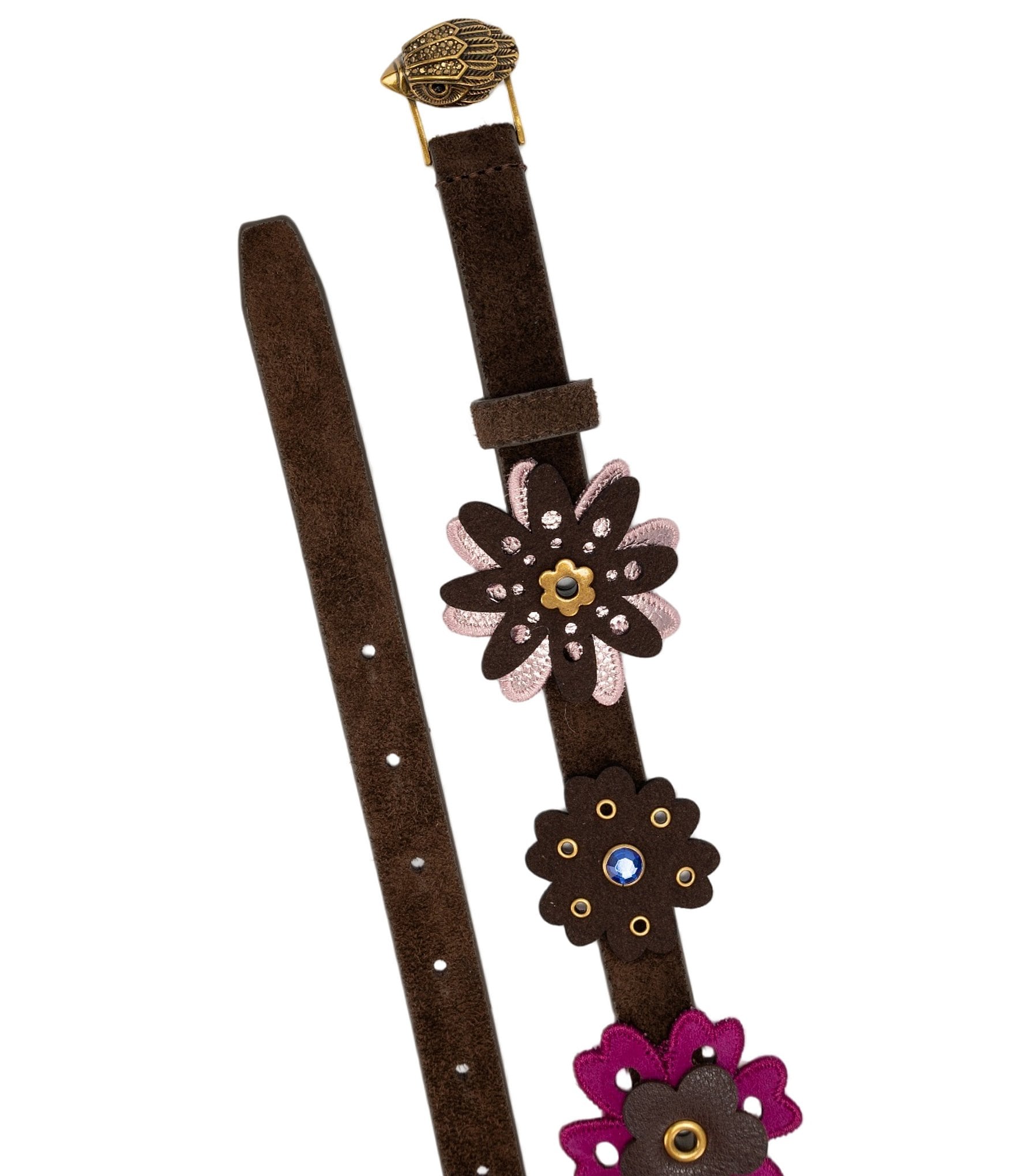 Kurt Geiger London Studded Flower Belt