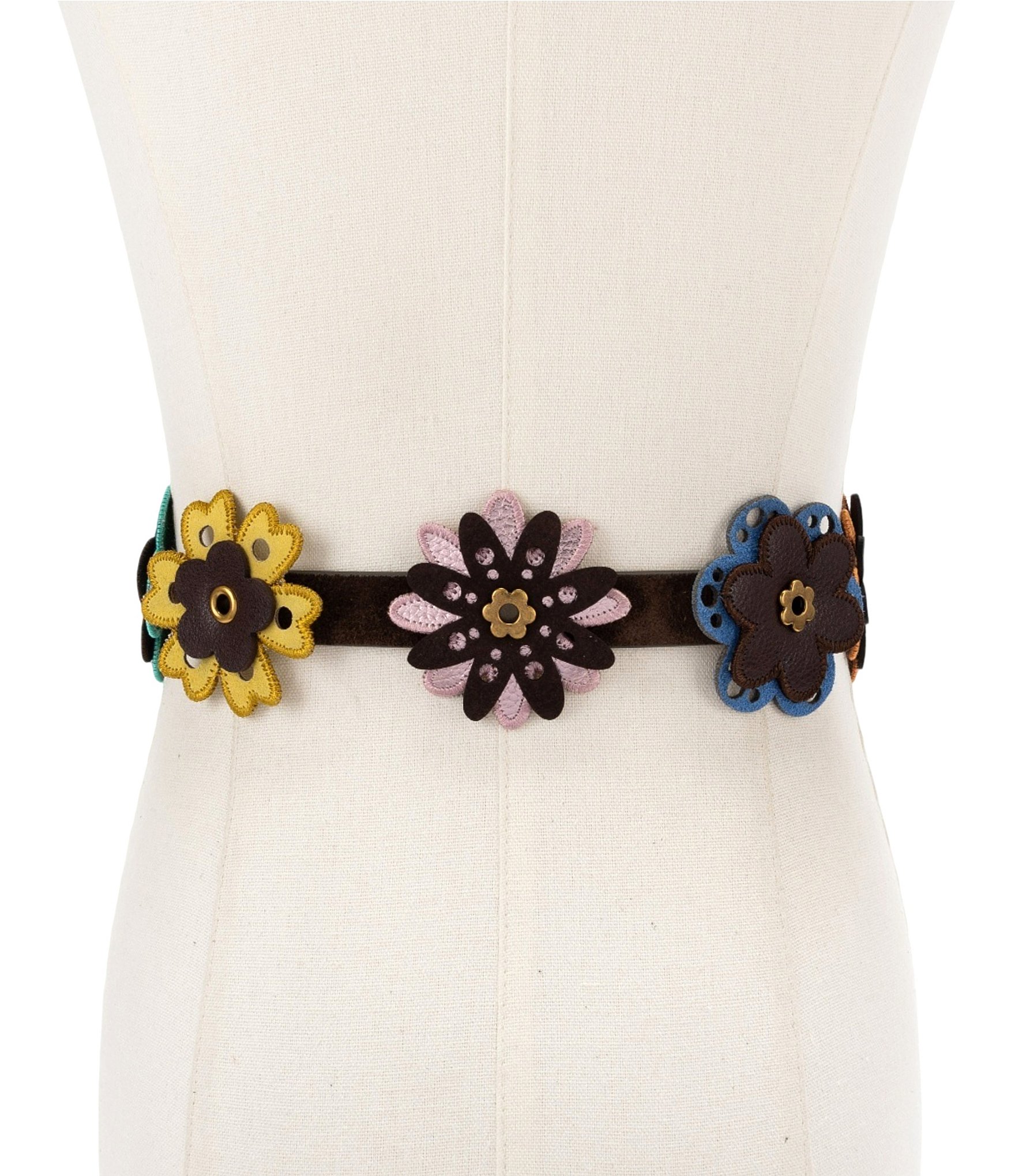 Kurt Geiger London Studded Flower Belt