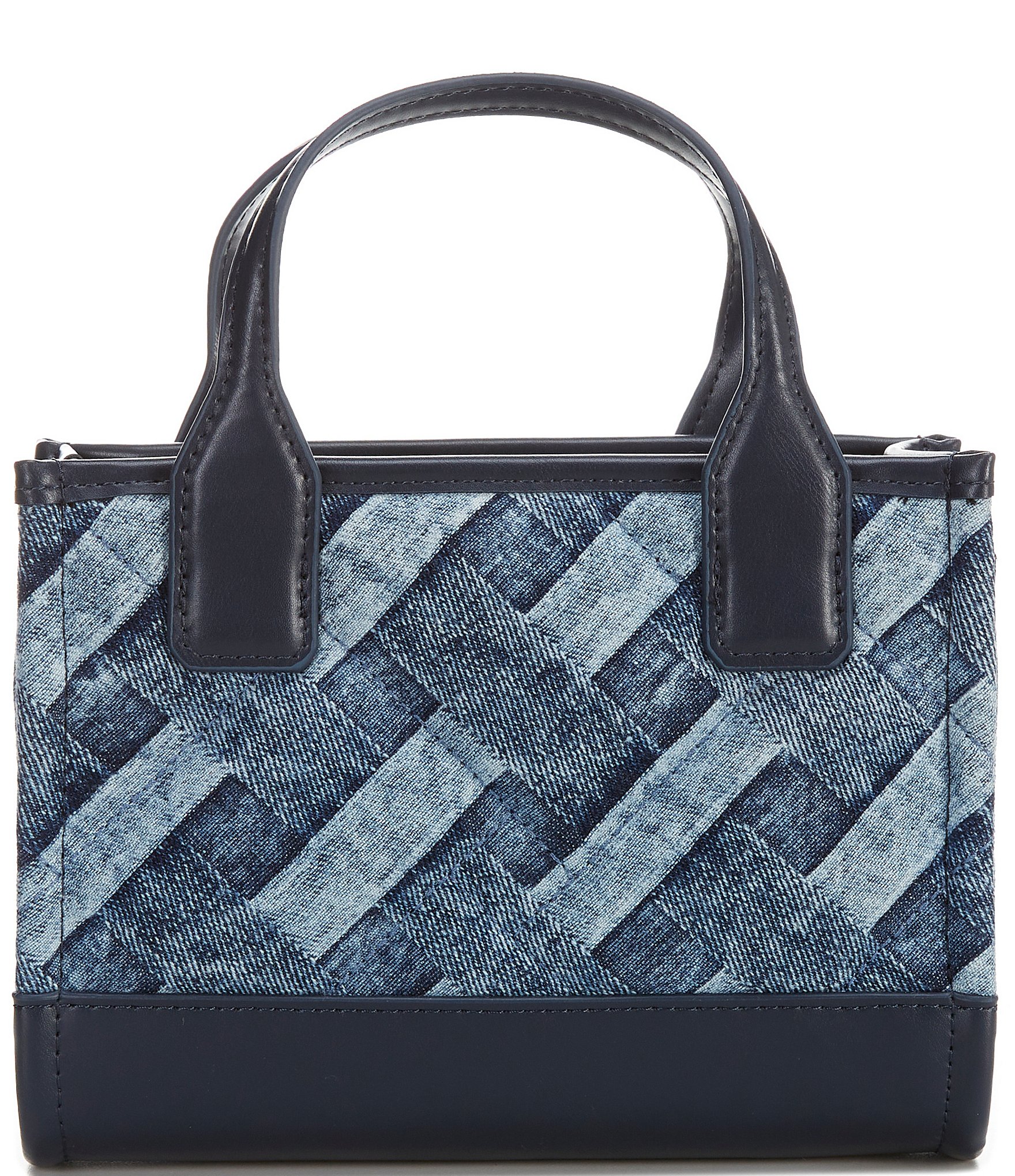 Kurt Geiger London XS Denim Square Tote Bag