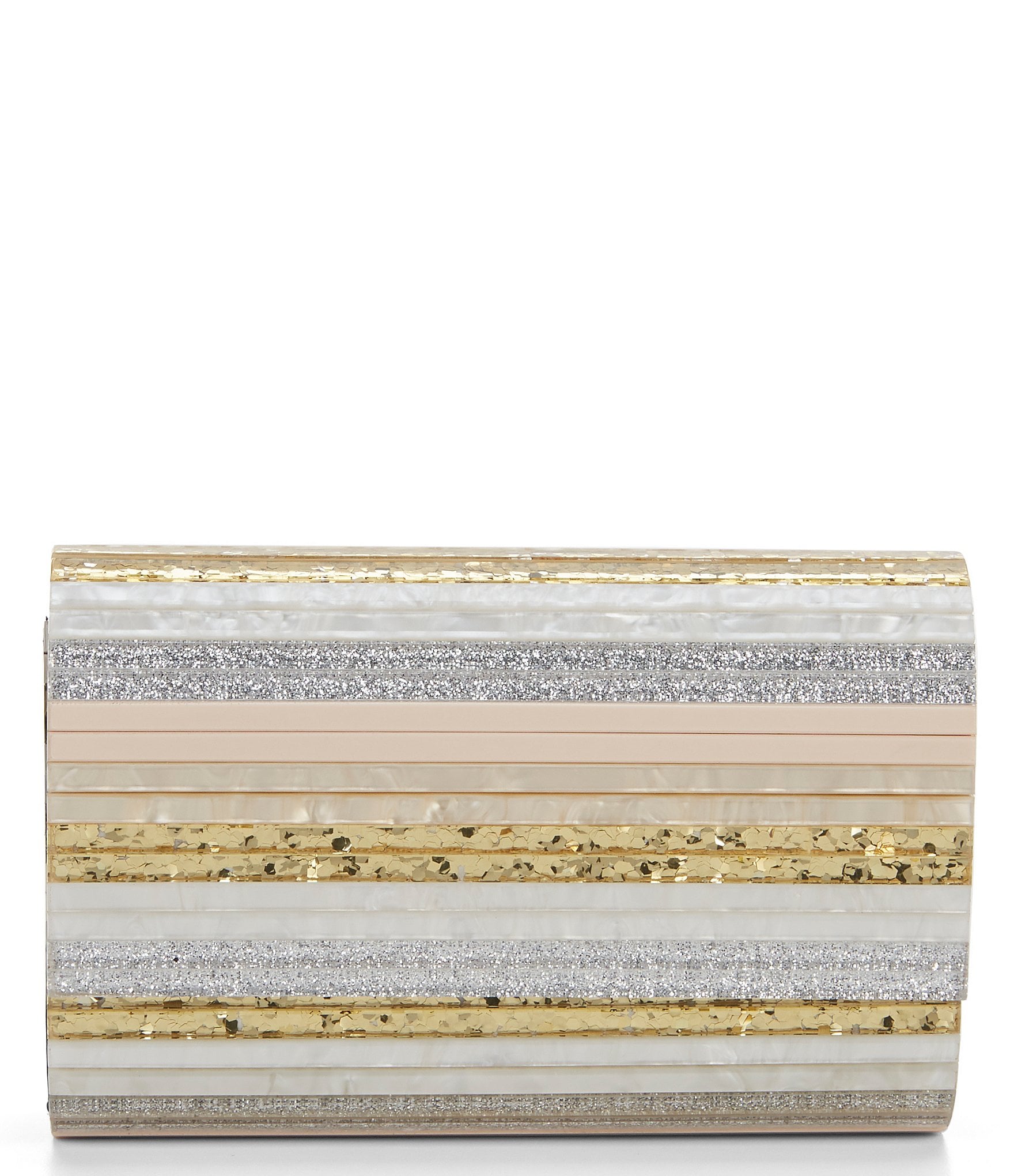 kurt geiger gold clutch bag