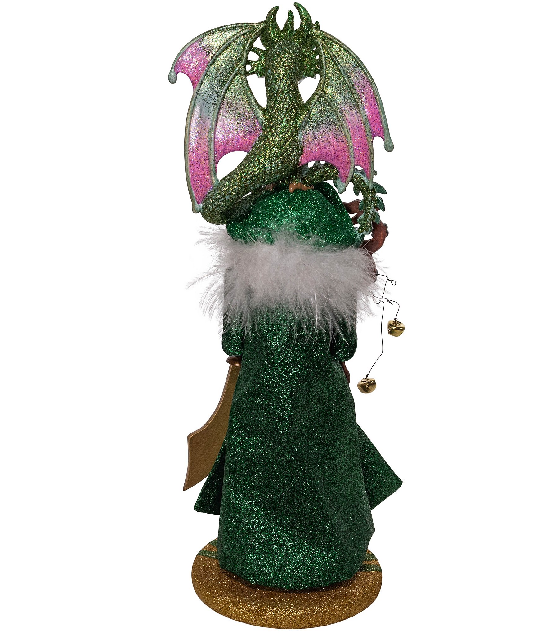 Kurt S. Adler 18#double; Hollywood Nutcrackers™ Wizard With Dragon Nutcracker Figurine