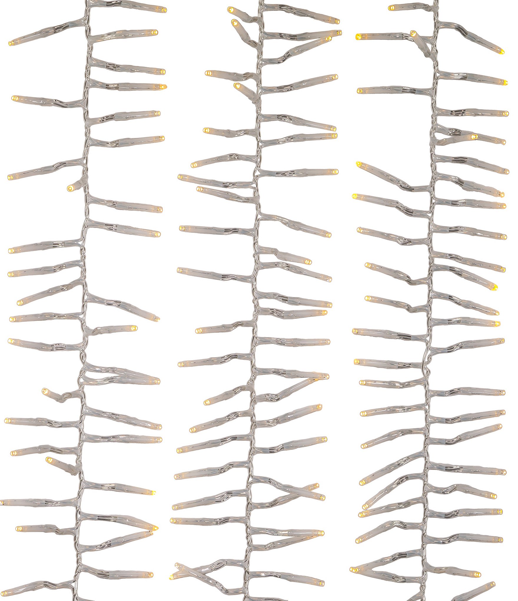 Kurt S. Adler 32.8-ft. 1000-Light LED Clear Wire Cluster Garland