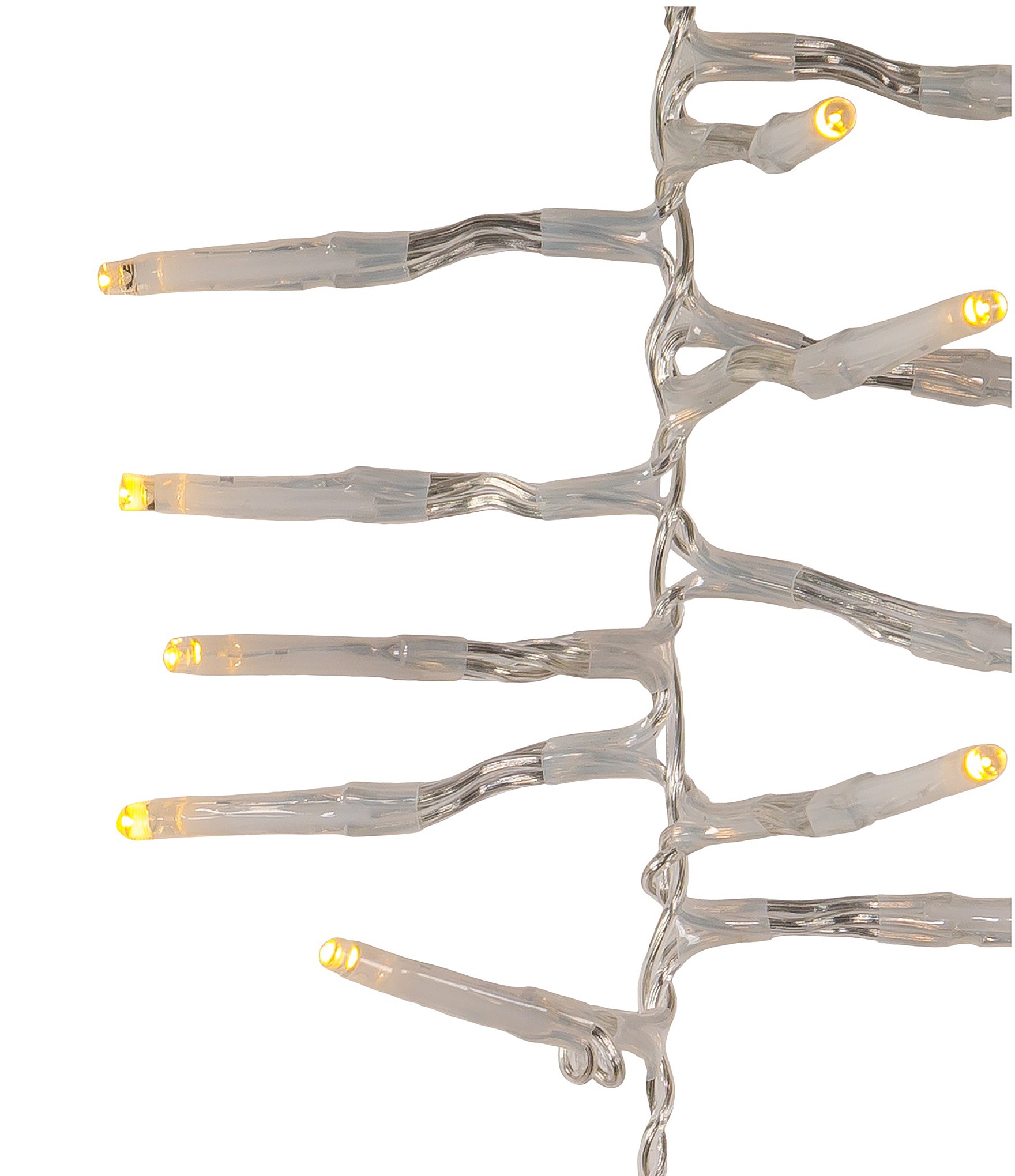 Kurt S. Adler 32.8-ft. 1000-Light LED Clear Wire Cluster Garland