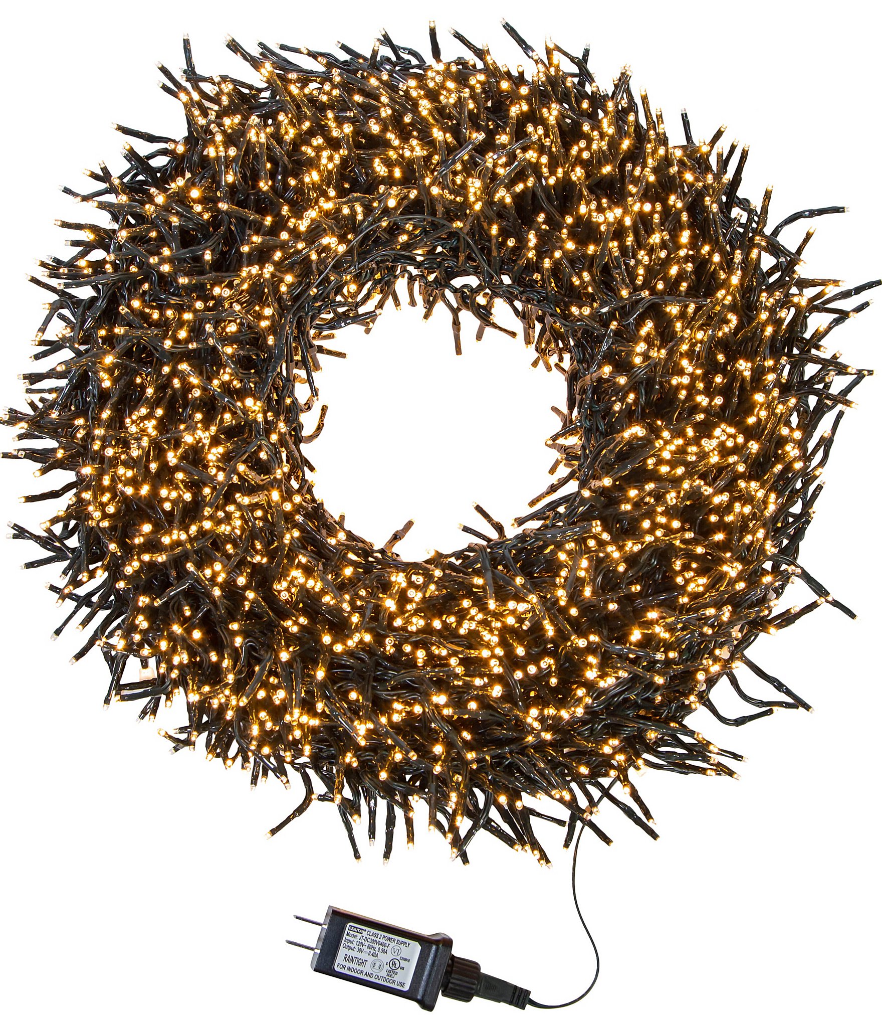 Kurt S. Adler 98' 3,000L Classic White LED Multifunction Connectible Cluster Garland