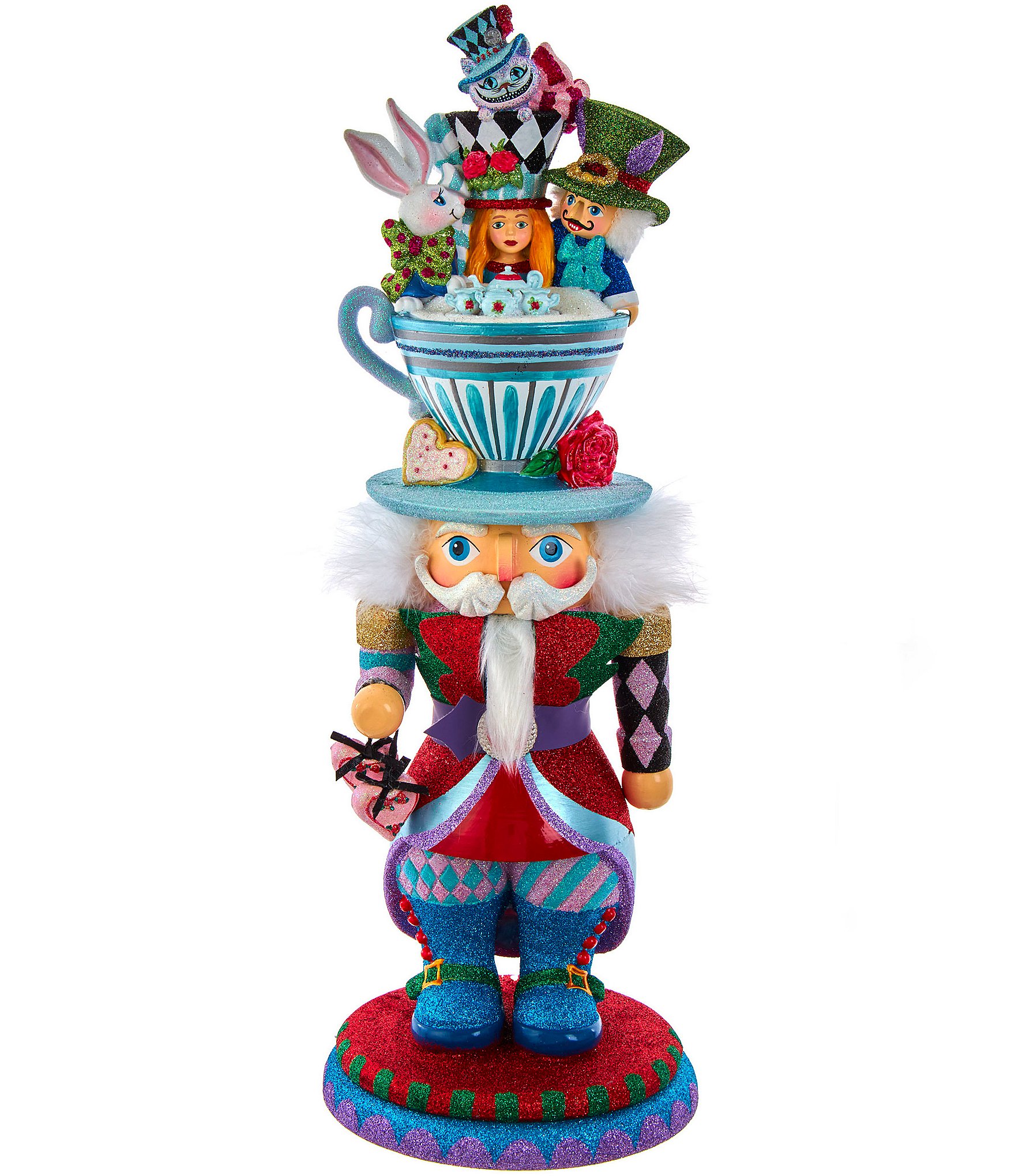 Kurt S. Adler Hollywood Collection Alice Teacup Hat Nutcracker | Dillards