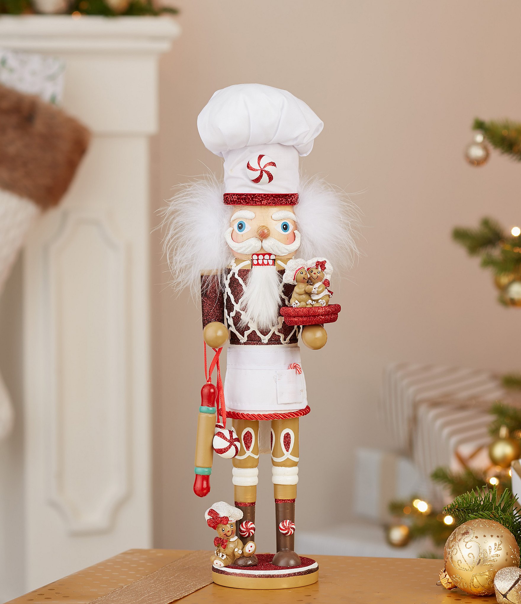 Kurt S. Adler Hollywood™ Collection Gingerbread Chef Nutcracker, 15.5#double;