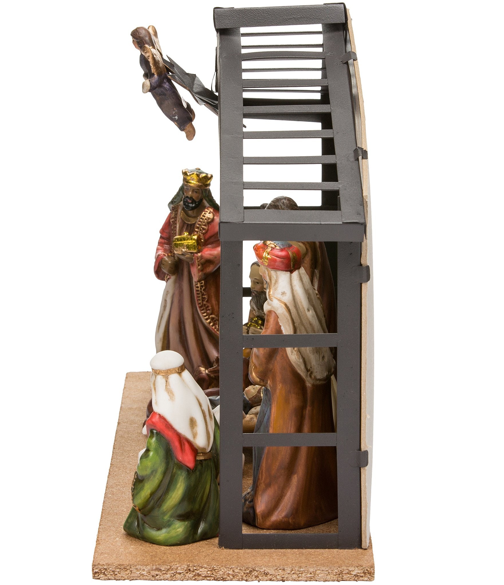 Kurt S. Adler Porcelain Nativity Set With Stable, 10-Piece Set