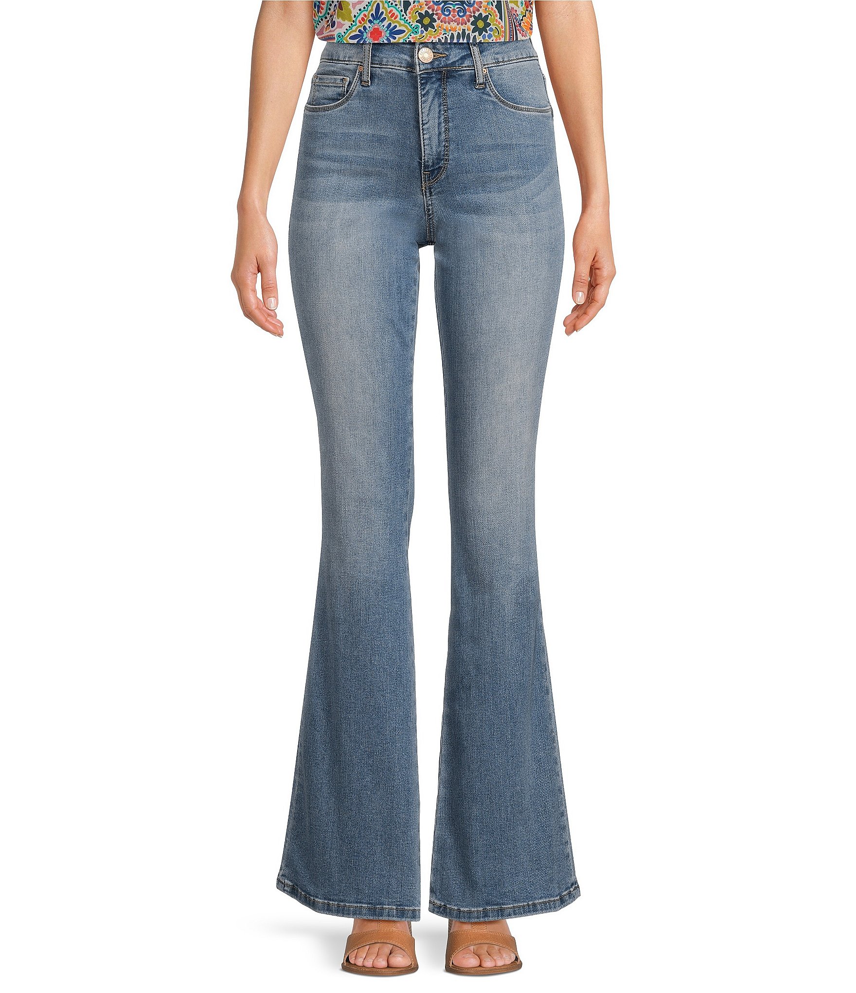KUT from the Kloth Ana Fab Ab High Rise Flare Leg Jeans