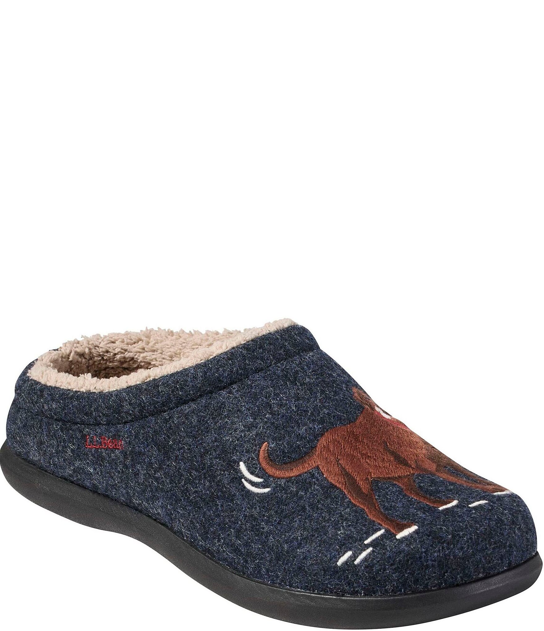 L..L. Bean Men's Daybreak Dog Motif Slippers