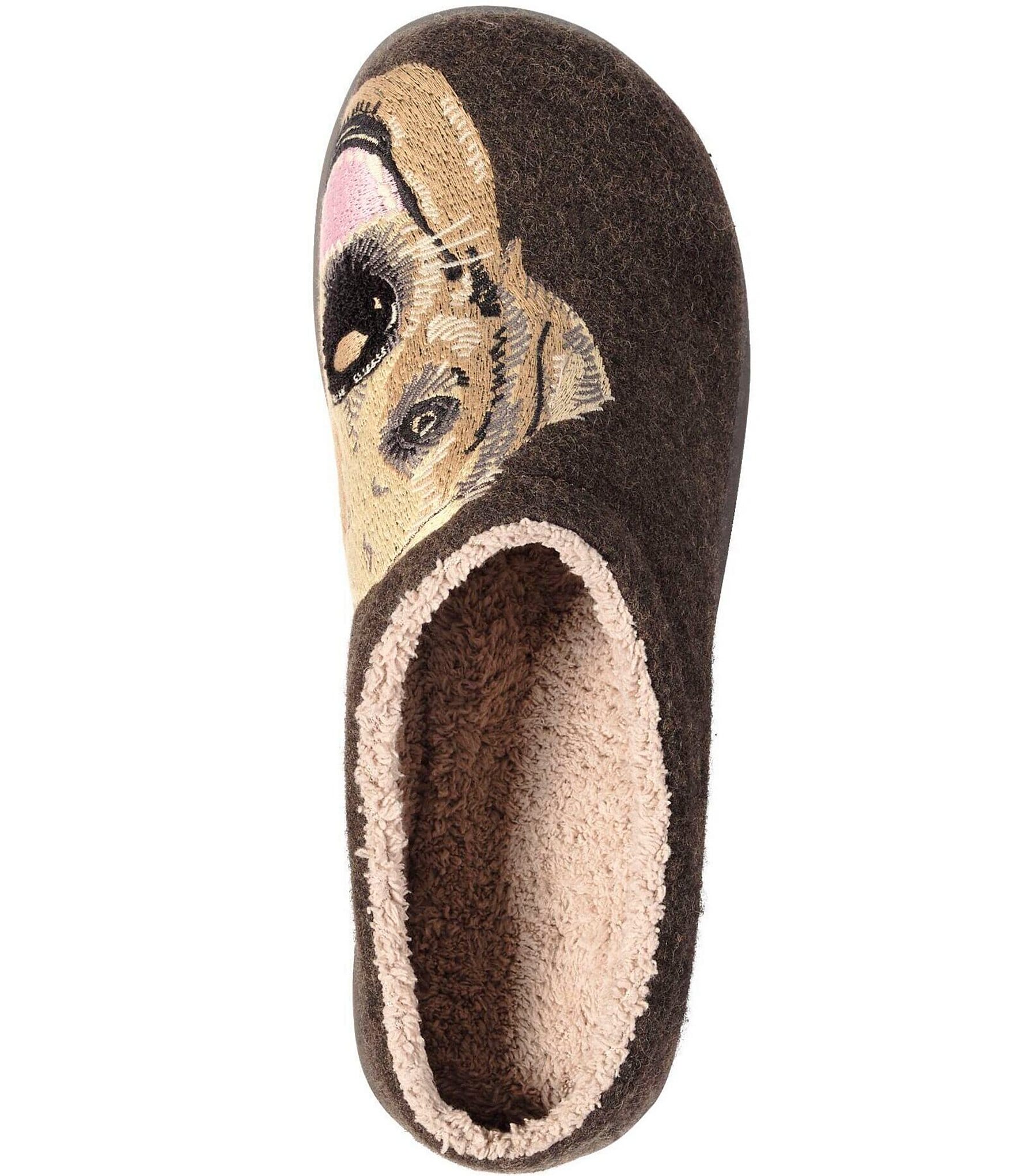 L.L.Bean Men's Daybreak Dog Motif Slippers
