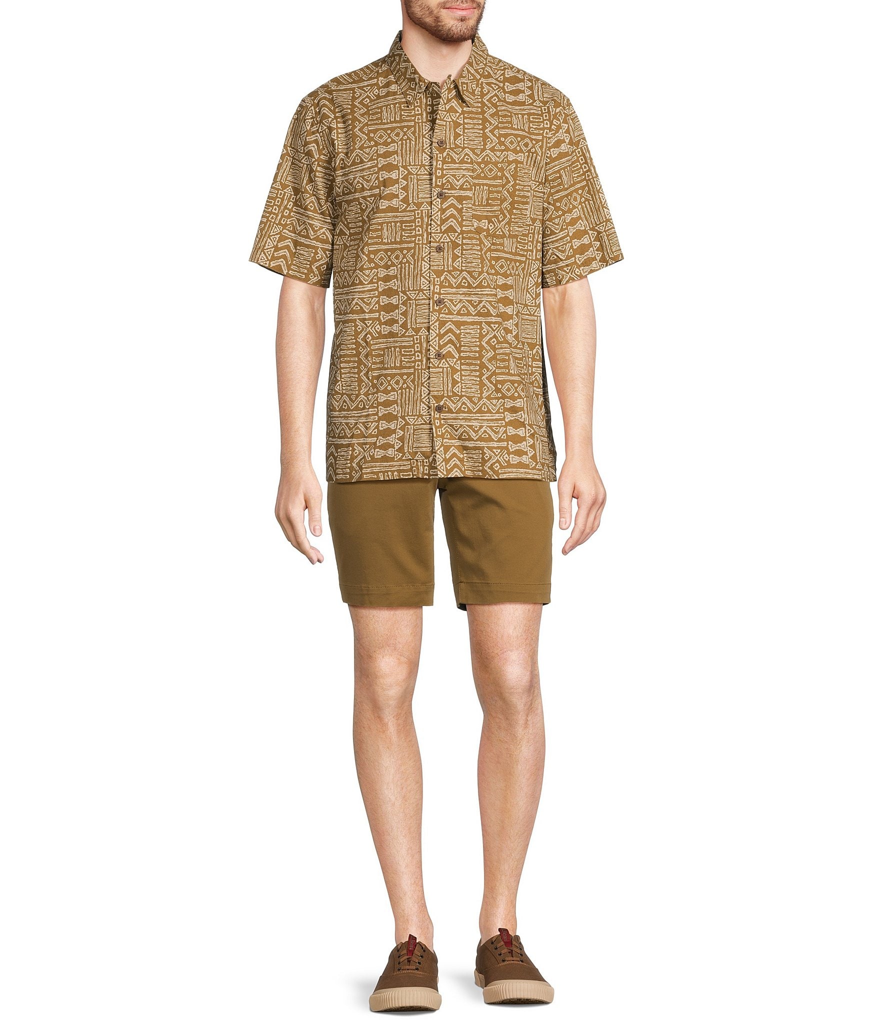 L.L.Bean Tropics Short Sleeve Woven Shirt