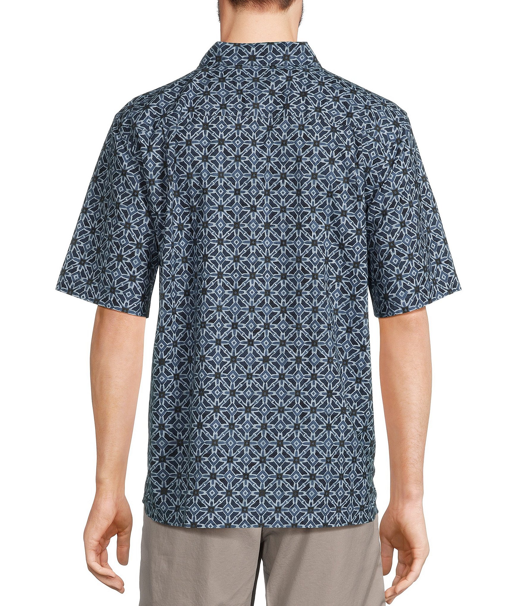 L.L. Bean Tropics Short Sleeve Woven Shirt