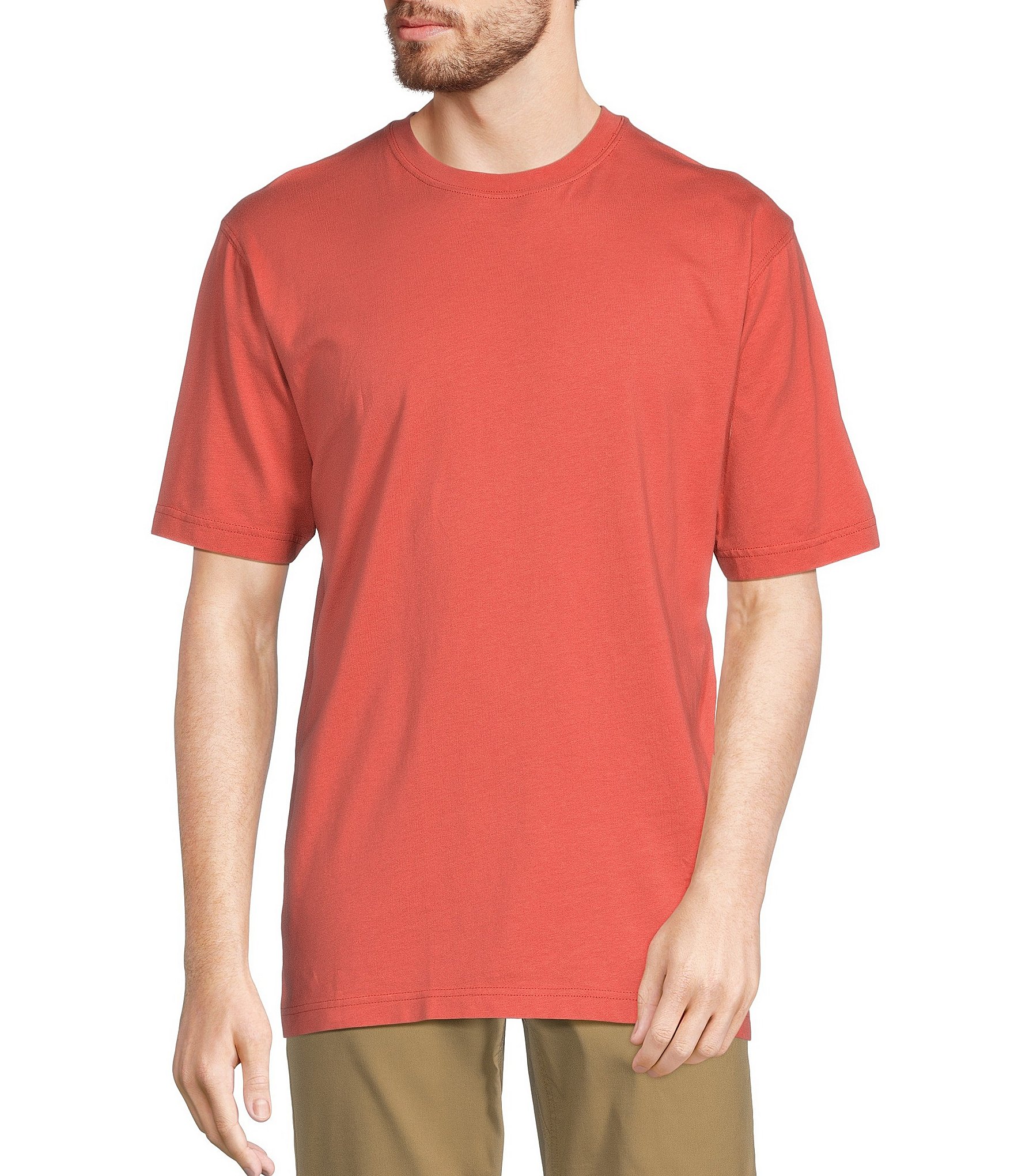 L.L.Bean Carefree Unshrinkable Traditional Fit Short Sleeve T-Shirt