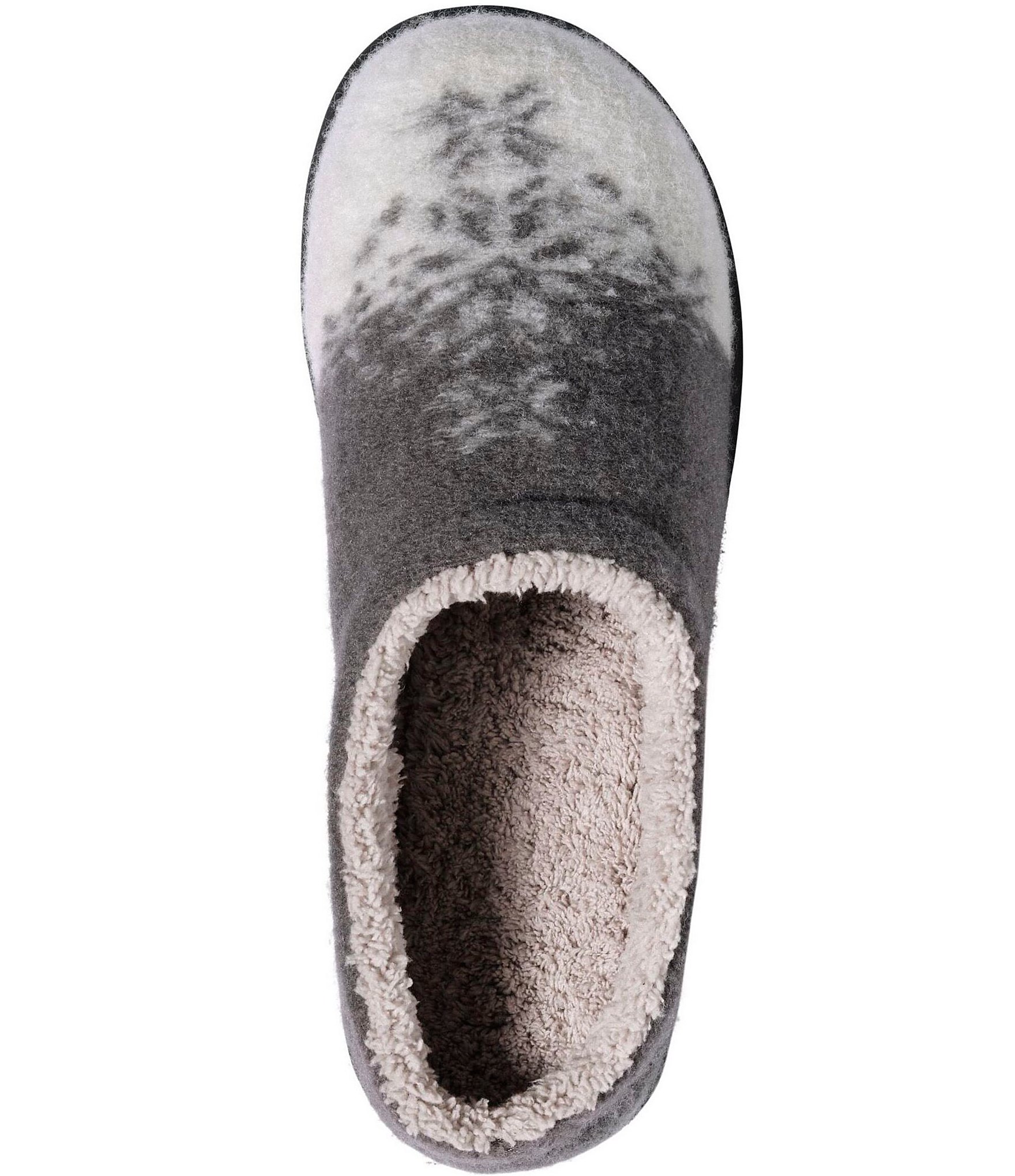 L.L.Bean Daybreak Scuff Fair Isle Motif Slippers