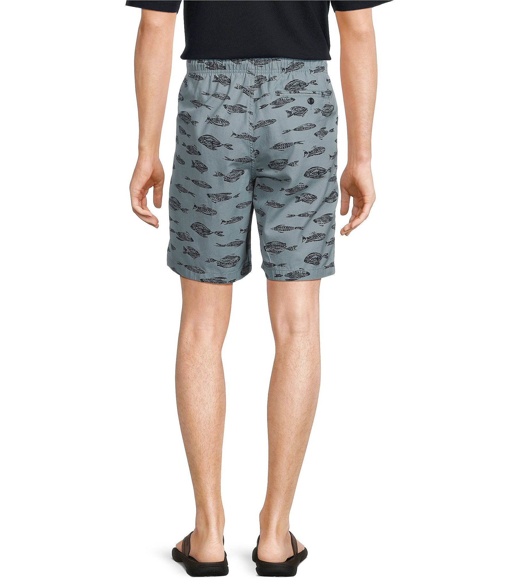 L.L.Bean Dock 8#double; Inseam Printed Shorts