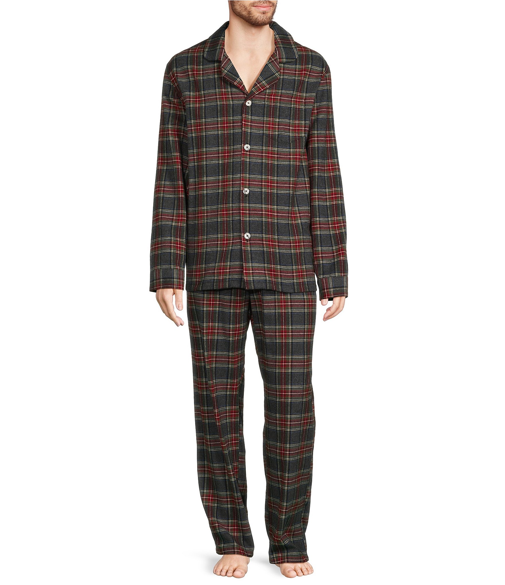 L.L.Bean Flannel Pajama Set | Dillard's