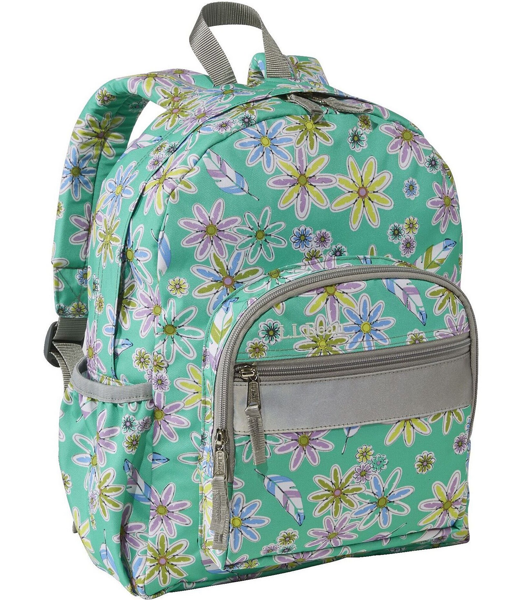 L.L.Bean Junior Original Daisy Floral Printed Book Pack, 16L