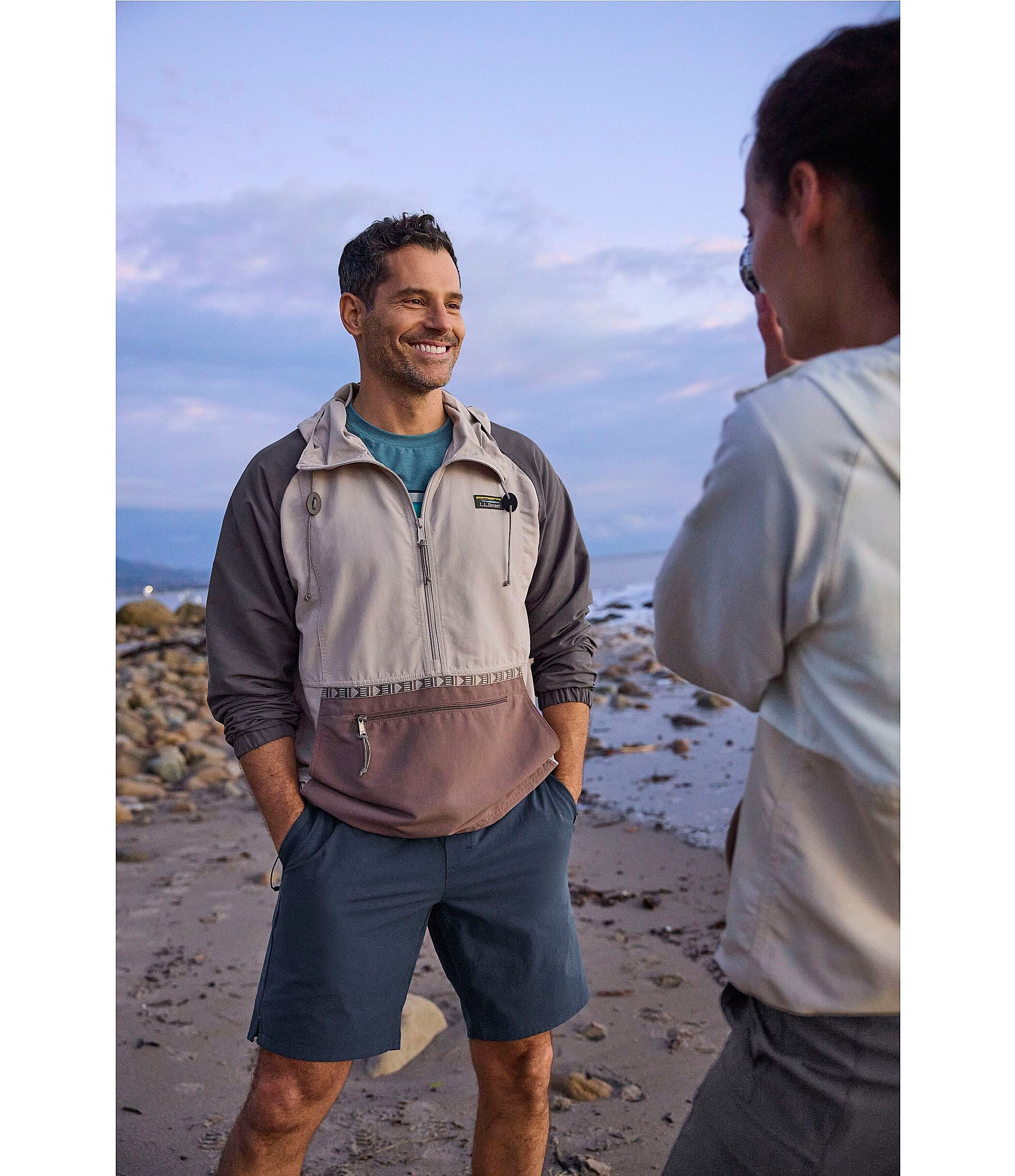 L.L.Bean Mountain Classic Water Resistant Anorak Jacket