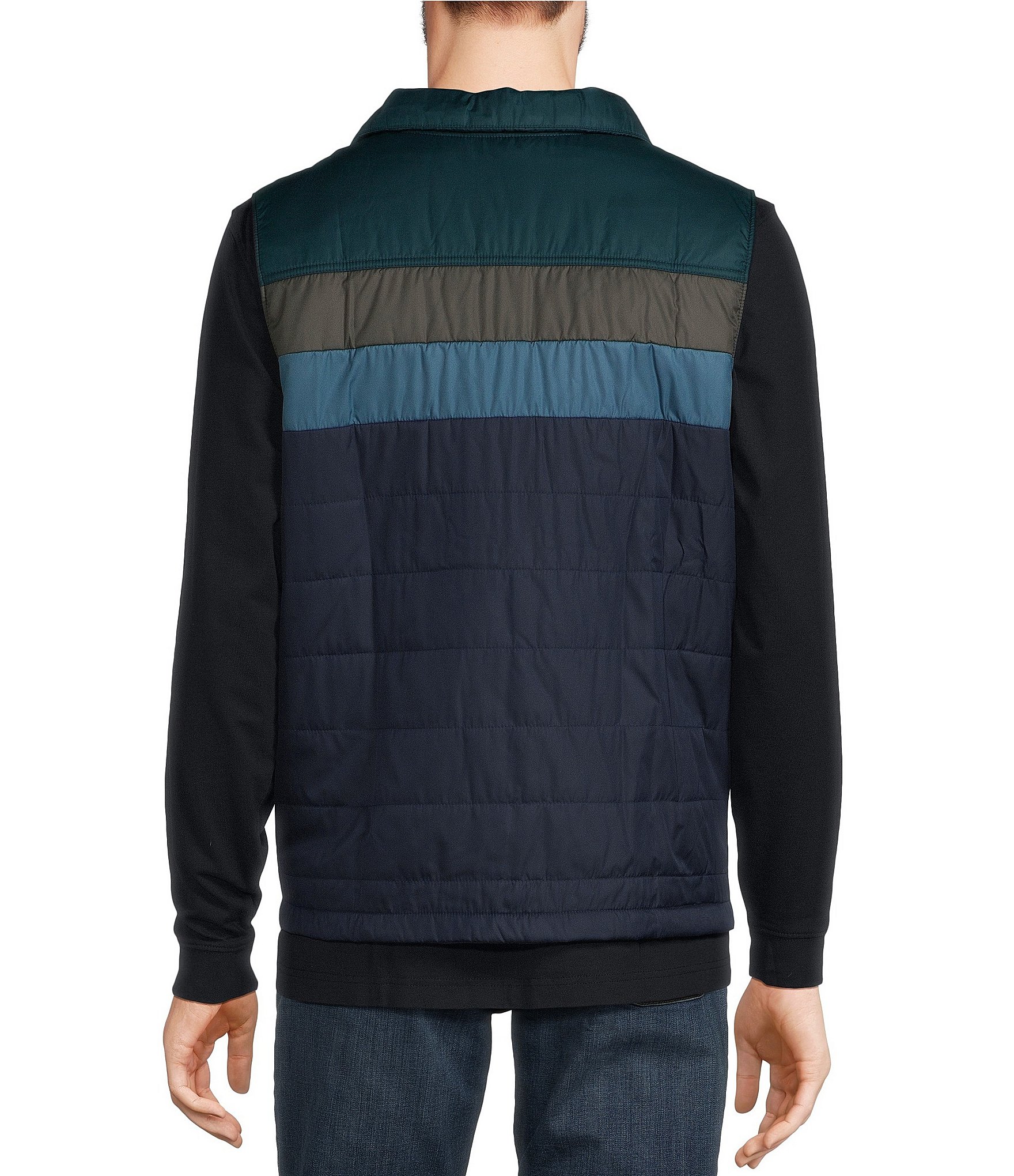 L.L.Bean Mountain Classic Color Block Puffer Vest