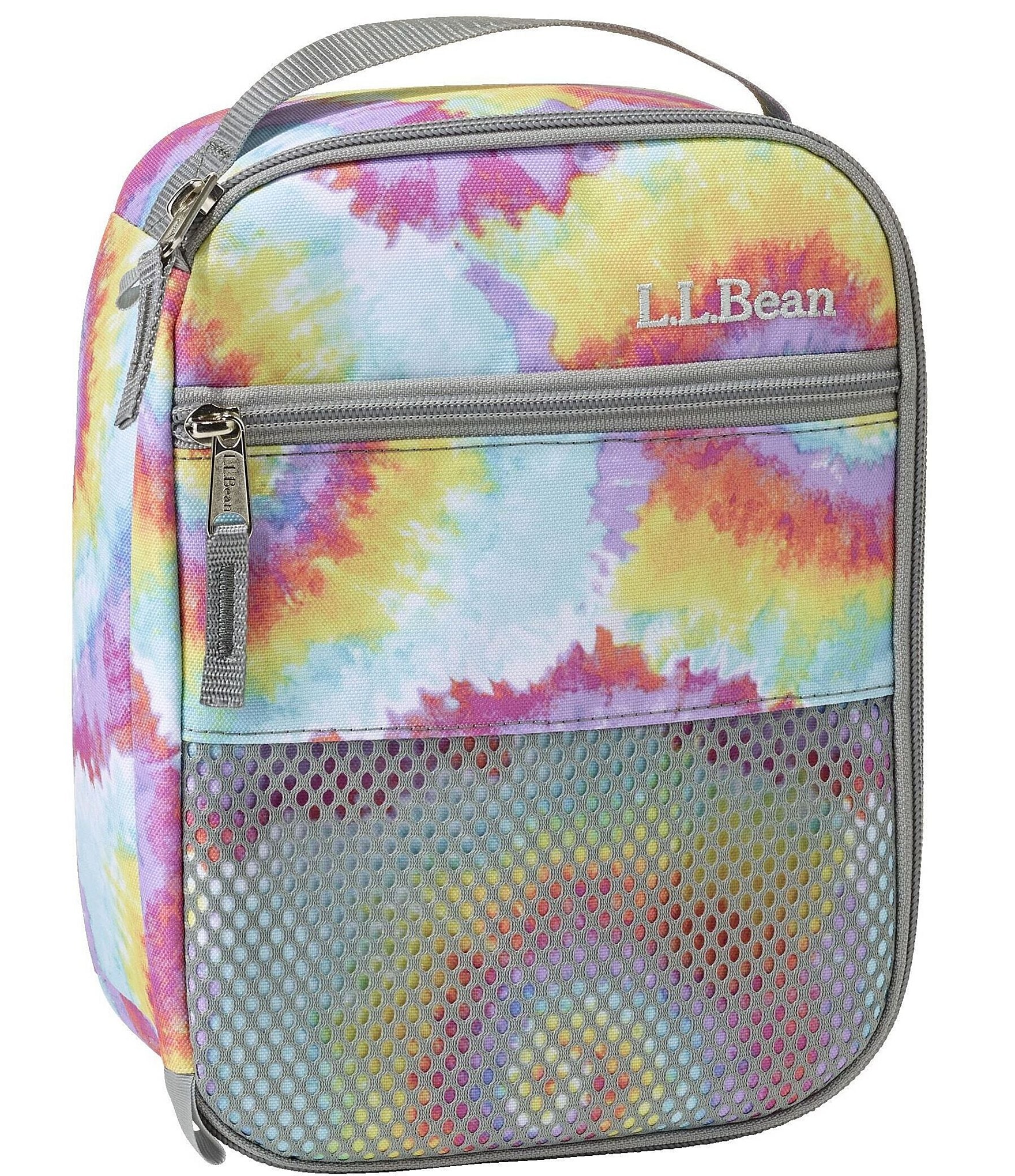 L.L.Bean Multi Colored Tie Dye Print Lunch Box