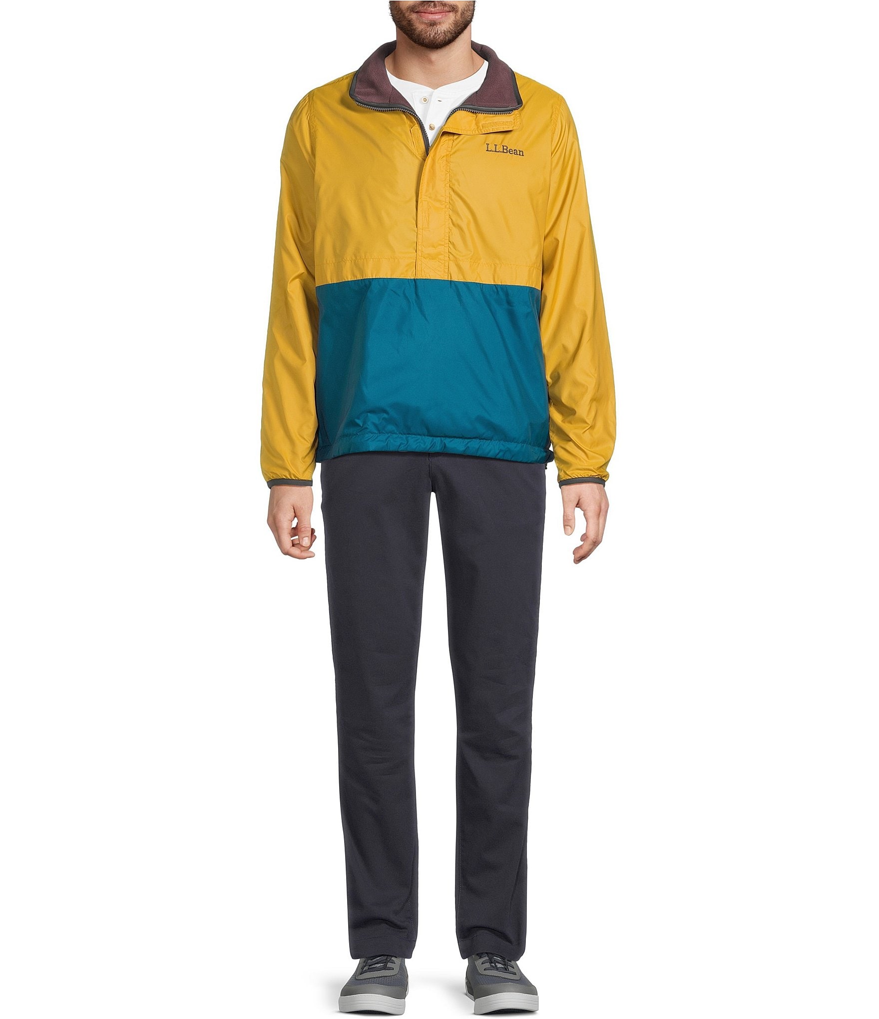 L.L.Bean Reversible Anorak Pullover