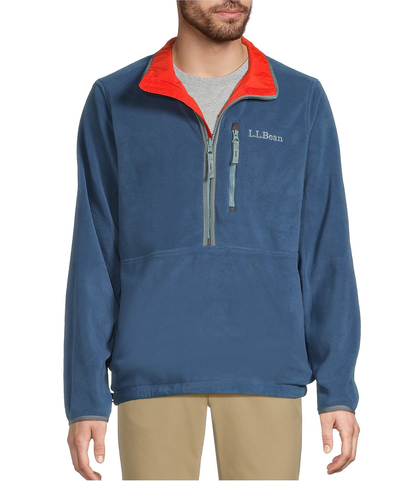 L.L.Bean Reversible Anorak Pullover
